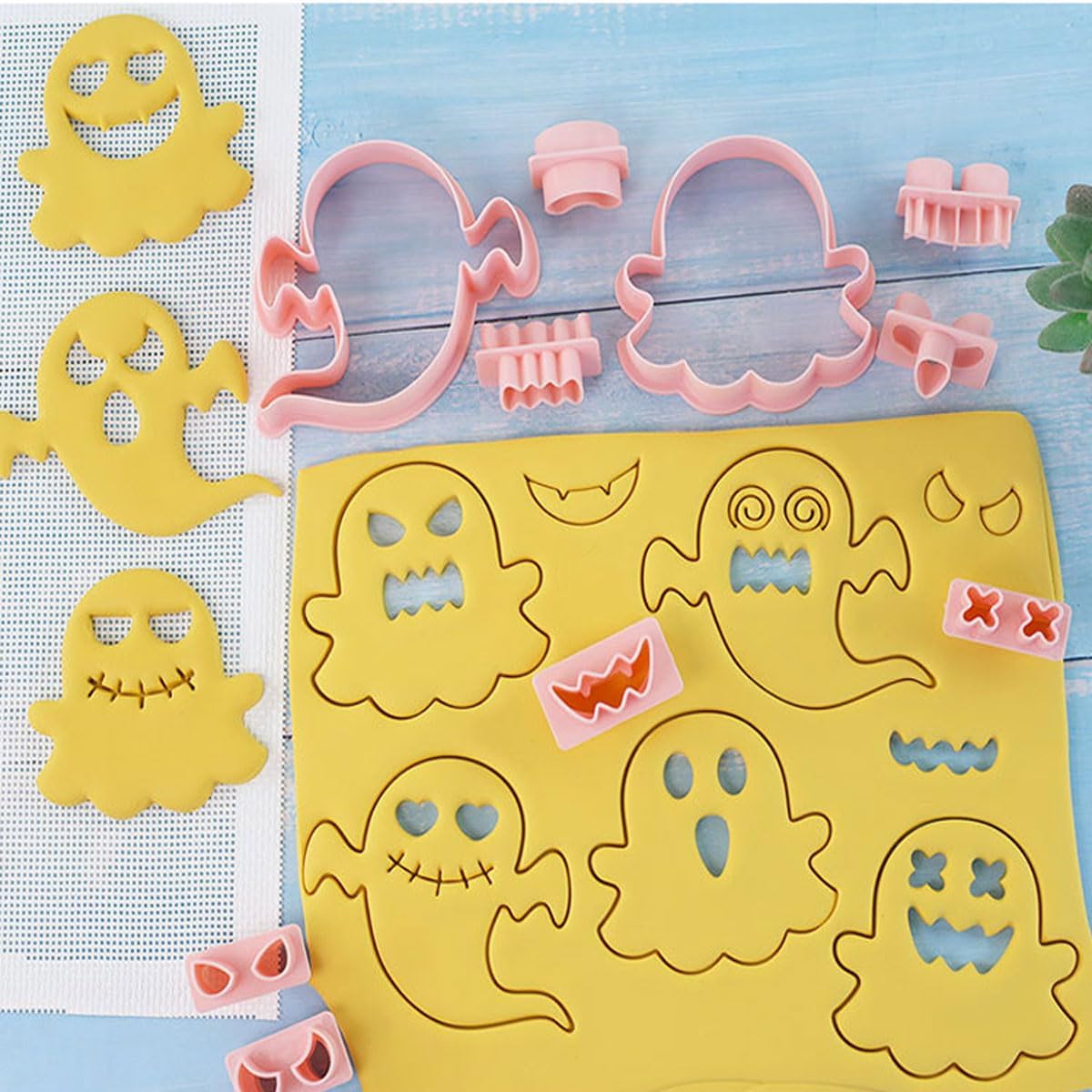 Halloween Cookie Cutters Spooky Cookie Cutter for Halloween Cookie Baking Decorations Supplies