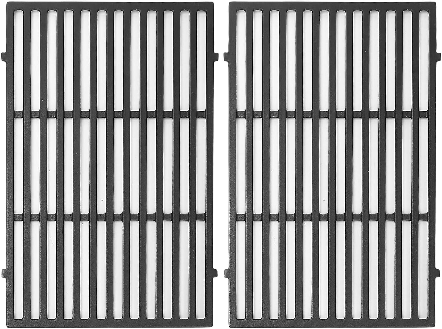 Uniflasy 19.5" Grill Parts for Weber Genesis Grill Grates for Weber Genesis 300 Series E310 E320 E330 S310 S320 S330 EP310 Cast Iron Cooking Grates Replacement for Parts 7524 7528