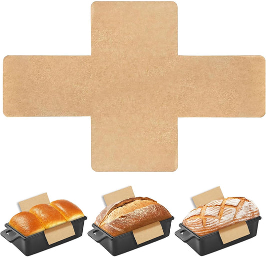 100 Pcs Loaf Pan Liners for Baking Bread 9x5 inches, Baking Paper, Non-Stick Greaseproof Paper, Bread Pan Parchment Paper for Baking Toast Bread, Cakes, Banana Bread