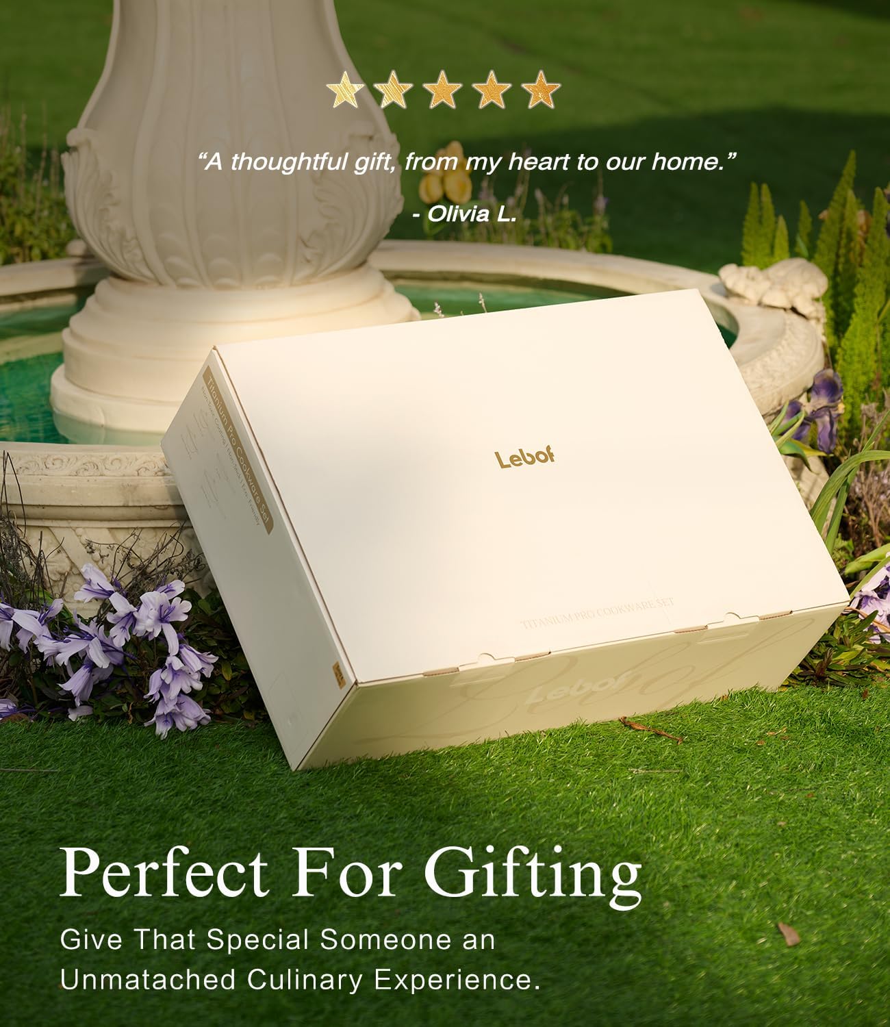 Nonstick Ceramic Cookware Set (7 Piece)–Titanium Cast Aluminum Pots and Pans Set with Lids, Non Toxic PFAS-Free Compatible with All Stovetops–Merlot Velvet