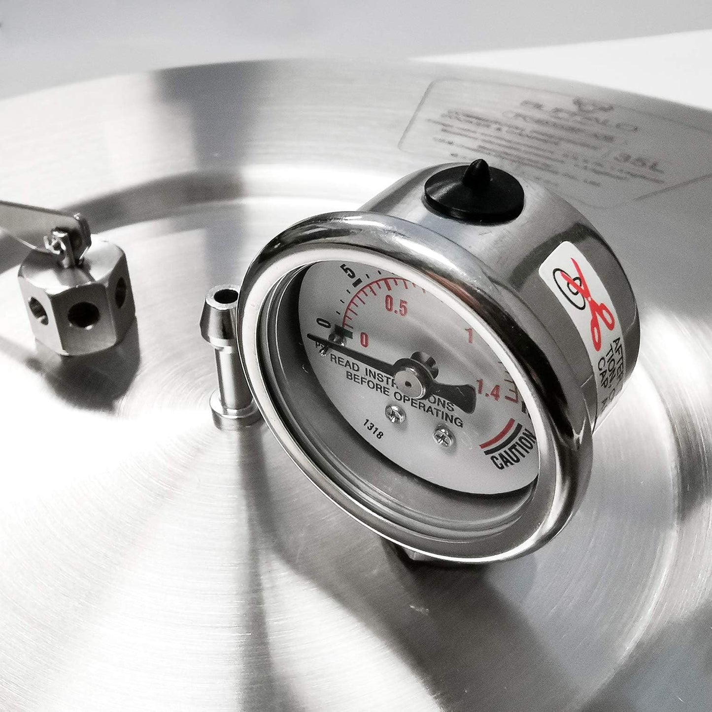 BUFFALO Stainless Steel Pressure Cooker_All Series (Accessory, Pressure Gauge - Fits 37 Quart)