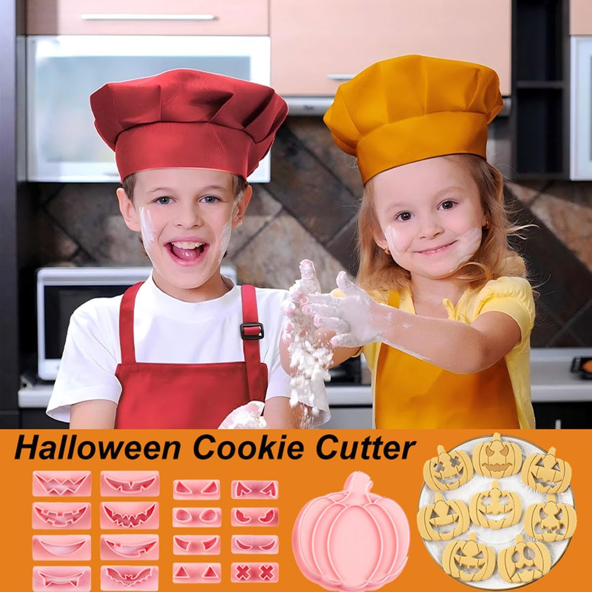 Halloween Cookie Cutters Spooky Cookie Cutter for Halloween Cookie Baking Decorations Supplies