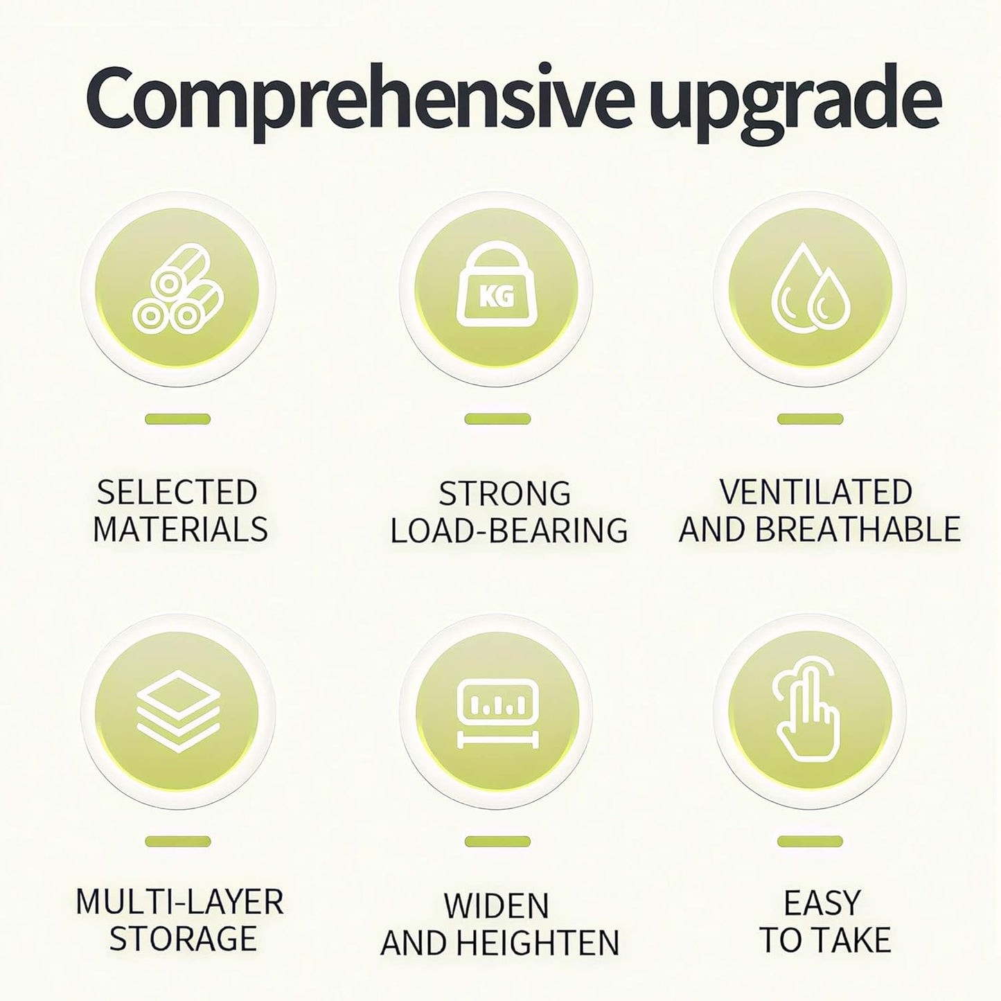 MOUKABAL Sponge Holder for Kitchen Sink, 2-Tier Sink Caddy Organizer with Drain Holes and Hooks, Holds Dishcloth, Sponge & Brushes, Kitchen Countertop Storage for New Home Essentials White