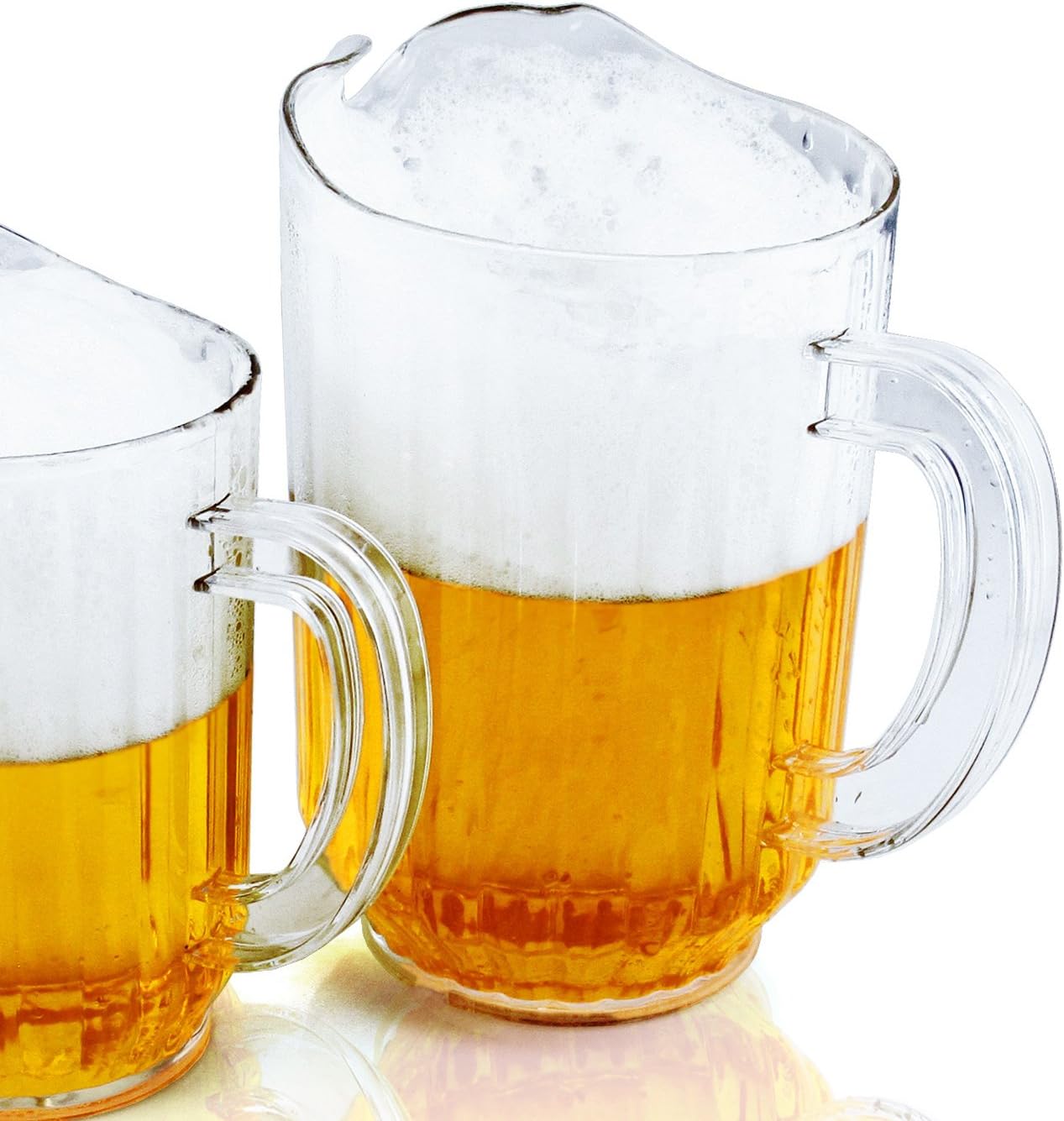 New Star Foodservice Resturant-Grade Polycarbonate Plastic Water Pitcher (Water Pitcher (Clear), 60 oz (Set of 12))