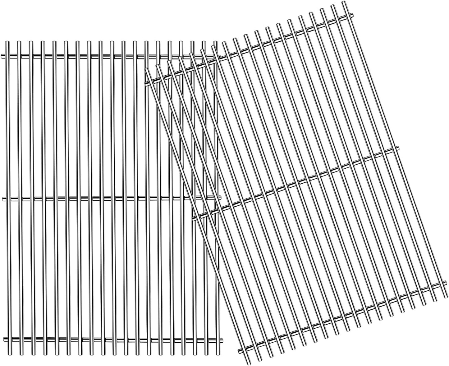 18 7/8" Stainless Steel Genesis 2 Grill Grates for Weber Genesis ii E-310 E-315 E-325 E-330 E-340 S-335 S-340 GS4 Genesis ii Grill Parts for Weber 66095 Genesis ii 300 LX 300 Series Grills