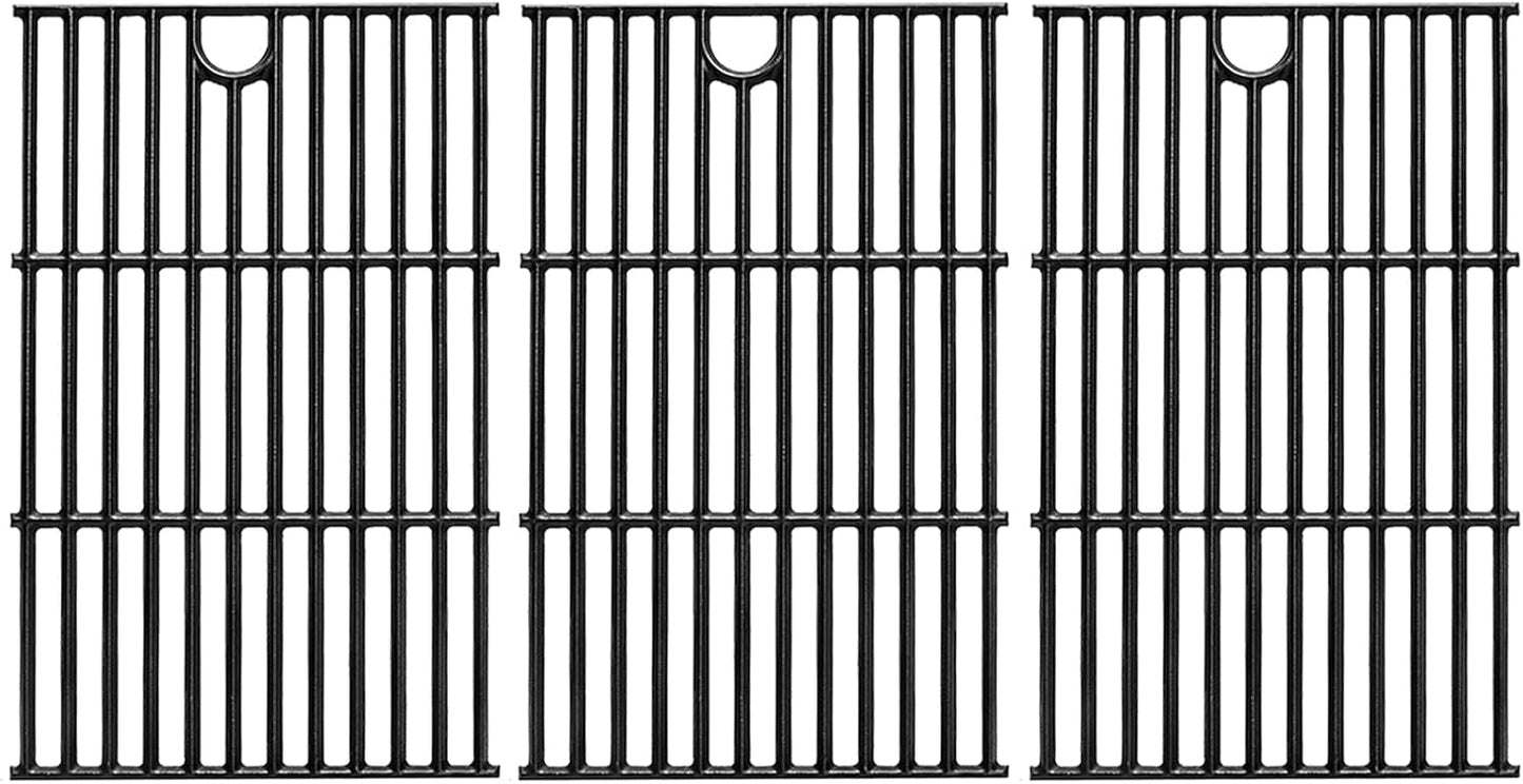 DELSbbq 17" Grill Grates for Charbroil Performance 6 Burner 463228622 463229021 463229521 463229521B 463284422, Cooking Grids for Charbroil Grills, Replacement Parts for G426-0005-W1, Cast Iron