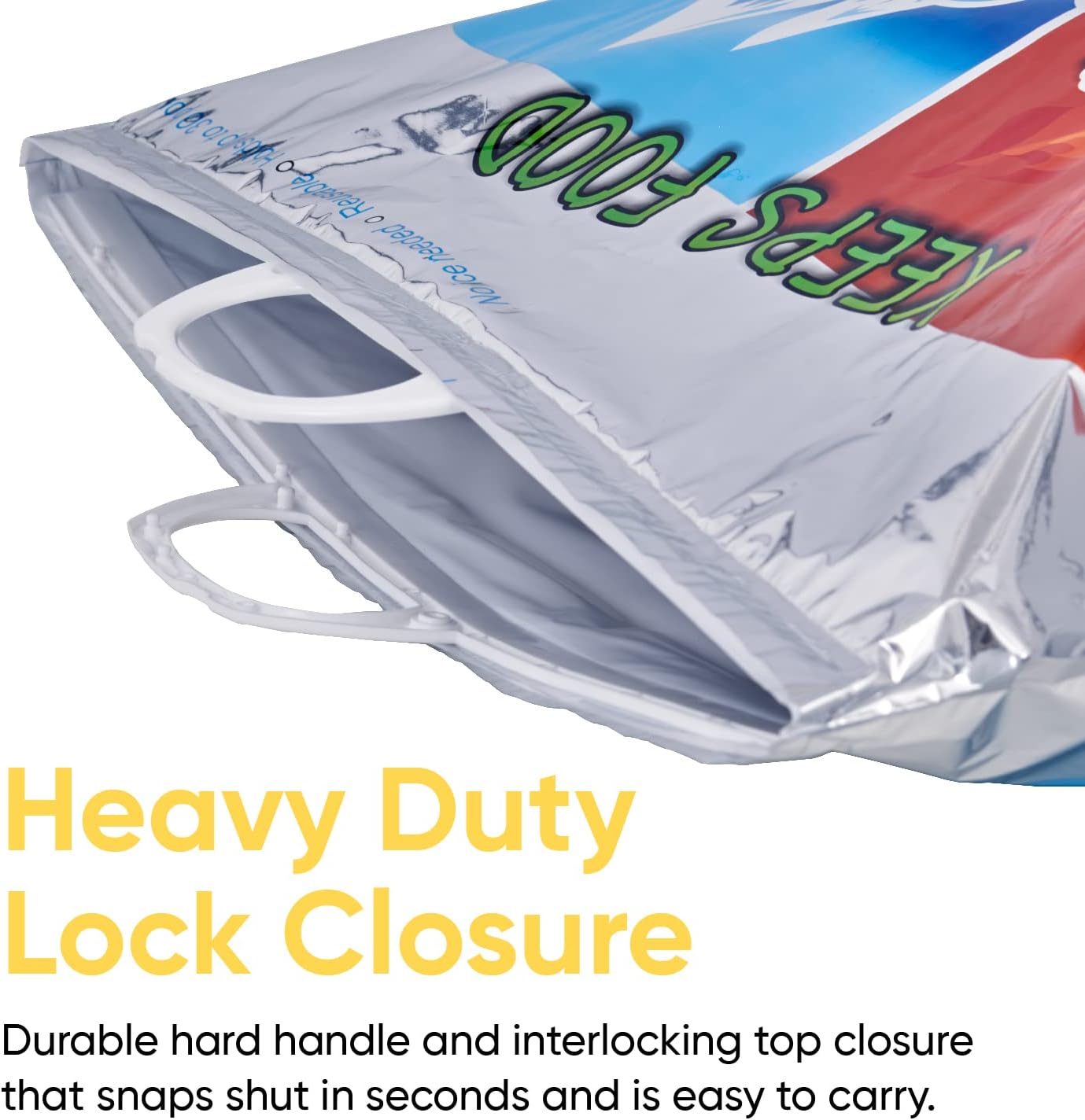 Superio Hot and Cold Stand Up Reusable Insulated Bag- 12 Pack Food Storage for Frozen Items & Hot Items Including Lunch Bags & Grocery Shopping Bags Reinforced Heavy Duty Refrigerated Totes…