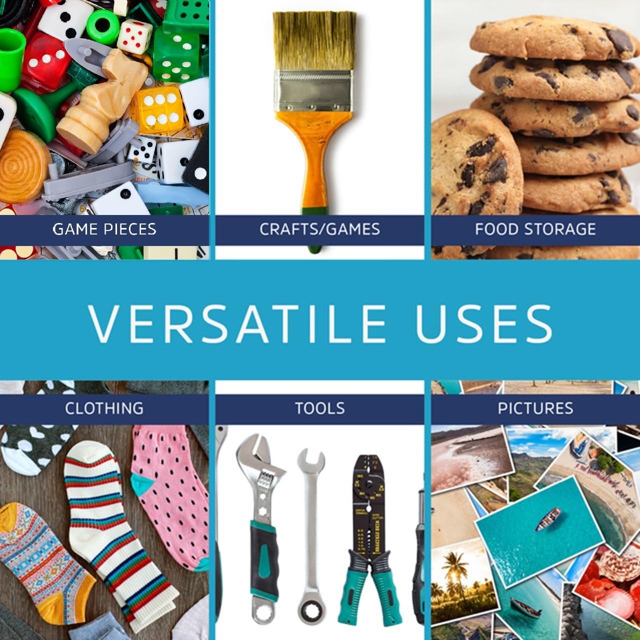 10" x 13" Large Zip Bags, 2 Mil Thick Clear Plastic Reclosable Zipper Lock Bags with Write-on White Block, with Resealable Zip Top Lock for Food Storage & Office Supplies, 1000 Count