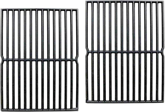 C752B(2-Pack) 15 Inch Cast Iron Cooking Grid Grates Replacement for Weber 7522 7521 Genesis Silver A Spirit 210 Spirit e210 Spirit 500 Parts