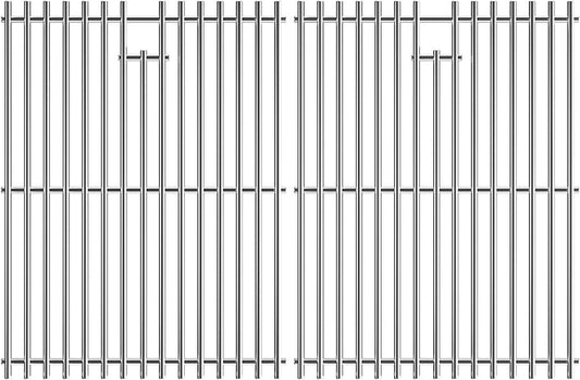 15" Stainless Steel Cooking Grate for Weber Spirit 200 Series, Spirit E/S 200 & 210 with Side Control Panel, Spirit 500, Genesis Silver A, Grill Grate Replacement for Weber 7522 7523 7521 65904 65905