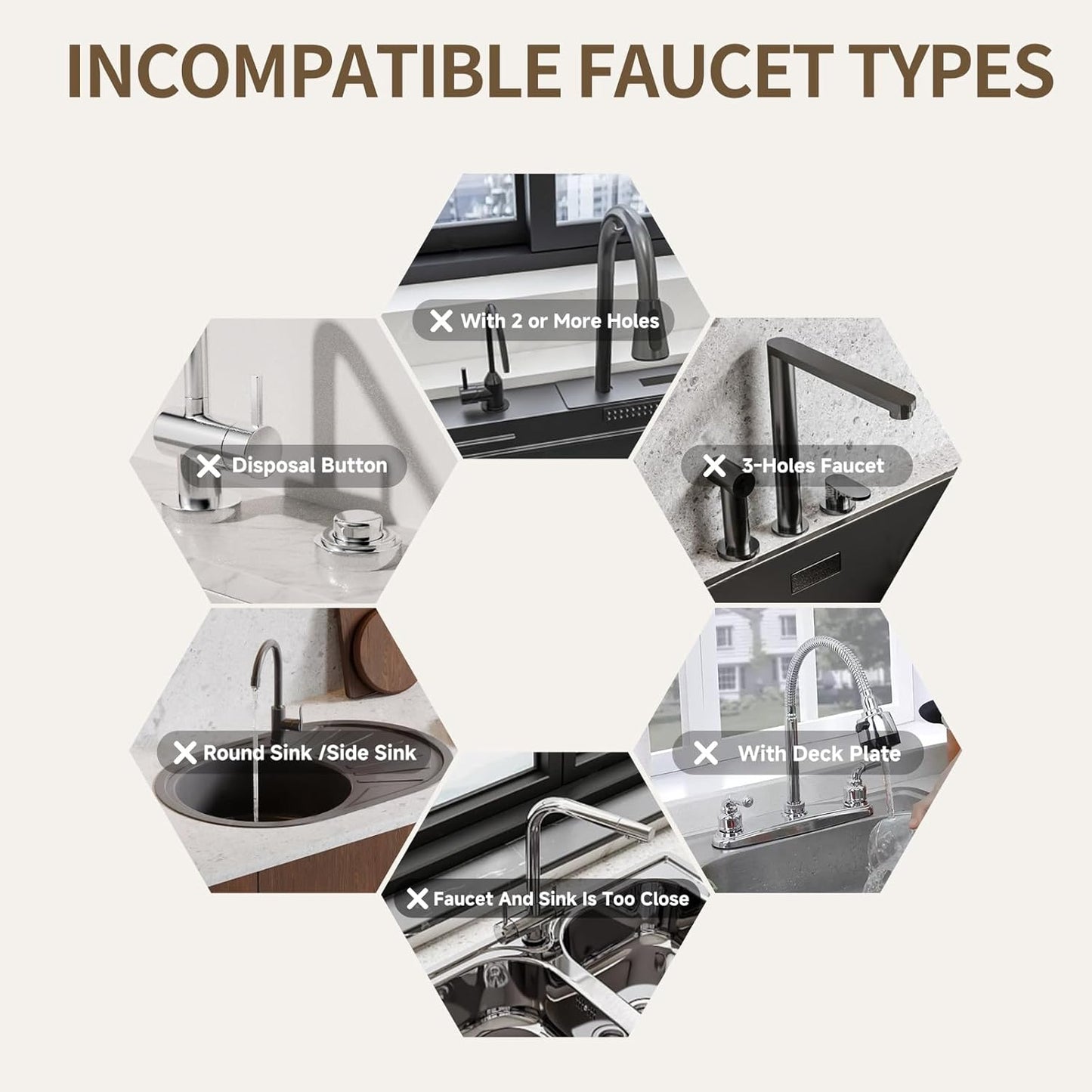 Faucet Mat for Kitchen Sink, Diatomite Stone Drying Sink Protectors, Bathroom Faucet Splash Guard, Quick Dry Water Absorbing, Non-Slip Stone Tray for Kitchen Counter, Grey, 15.7" x 3.9"