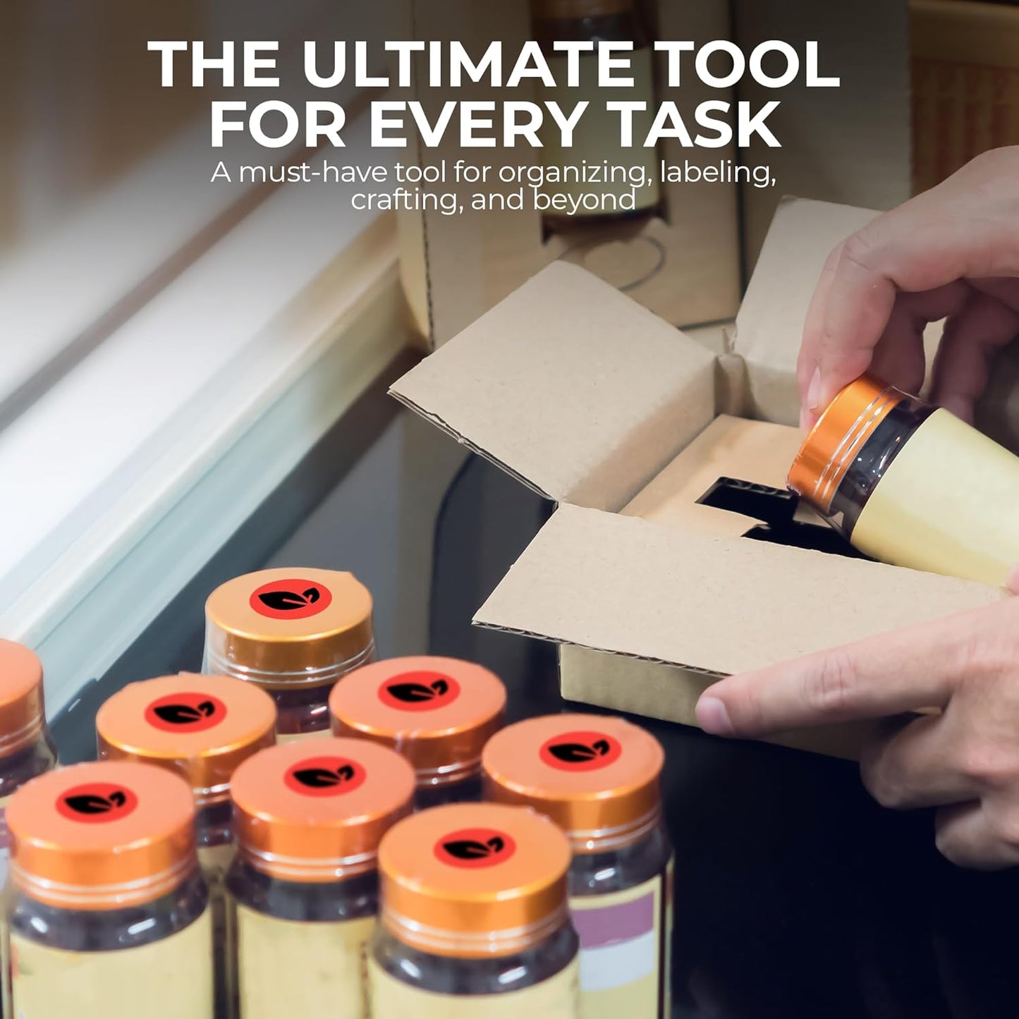 Perco Red 1-Inch Perforated Circle Dot Thermal Sticker Labels — 735 Stickers/Roll, Direct Thermal Printer Compatible—with Permanent Adhesive for Color Coding, Garage Sales, Crafts—Made in USA