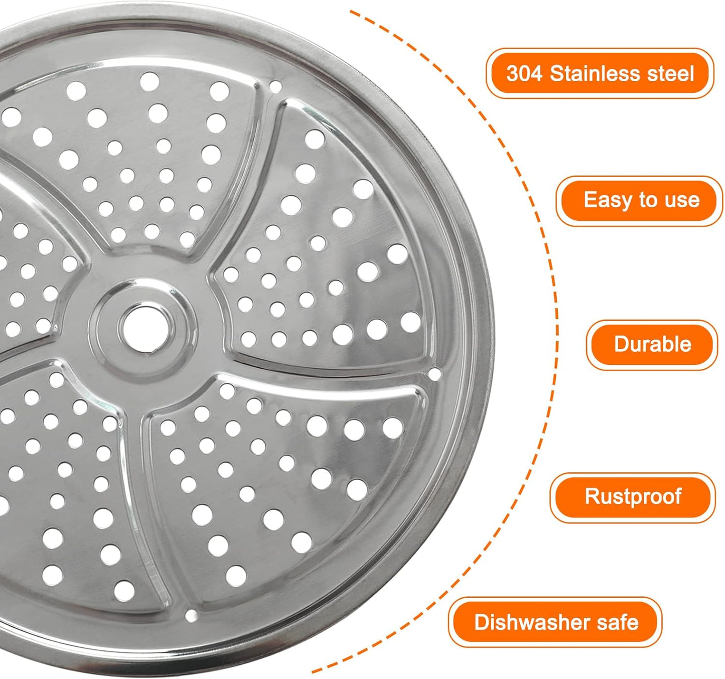2Pack Canner Rack for Pressure Canner, 11-Inch Stainless Steel Pressure Cooker Rack, Compatible with Presto, All-American and More