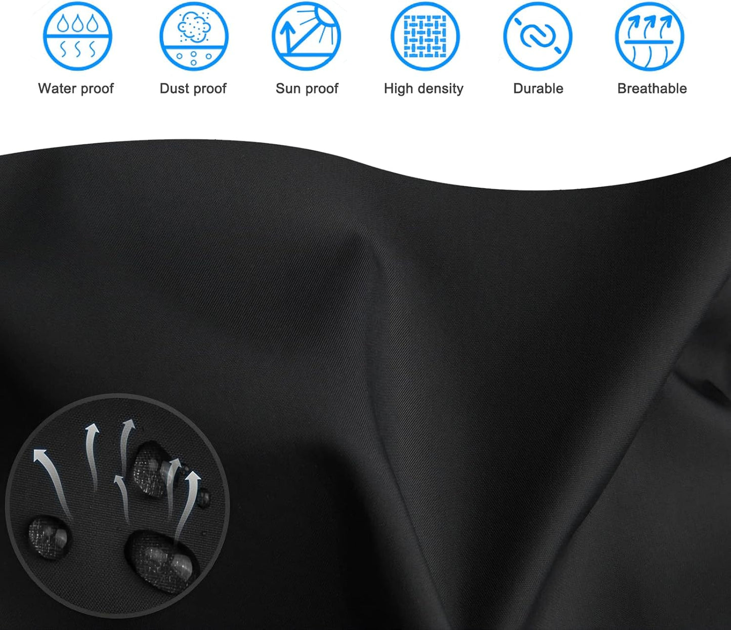 Sealcover Pan Rack Cover, High Density Waterproof and Dustproof Bread Rack Cover, 23"x28"x64", Bakery Single Rack Covers.