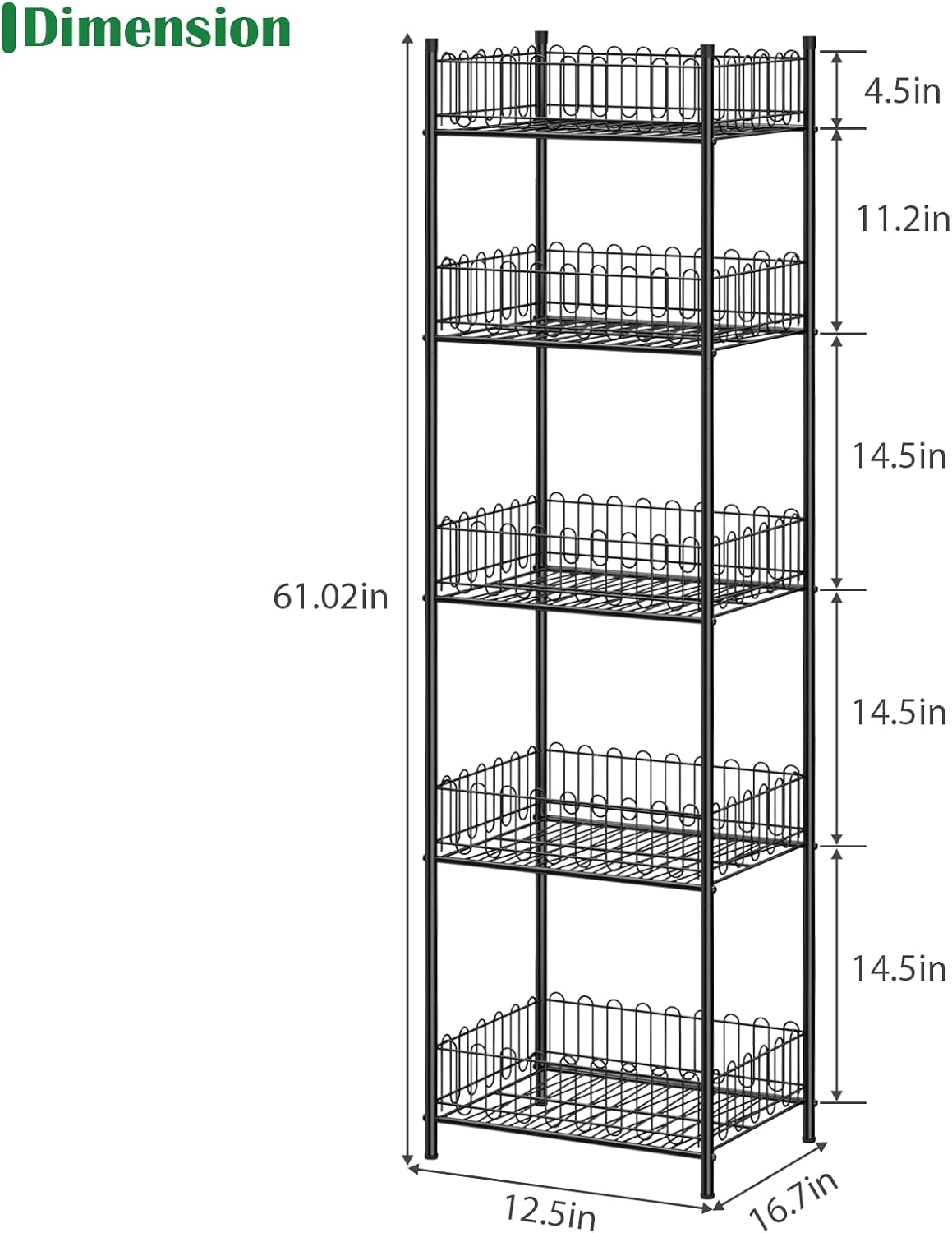 OYEAL Soda Can Organizer for Pantry 5 Tier Water Bottle Organizer Holder for Tumbler Travel Mug Cup, Freestanding Can Storage Organizer for Pantry Kitchen Living Room Organization