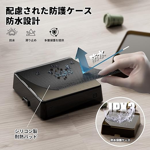 Coffee Scale PRO - 0.1g Precision Digital Rechargeable Espresso Scale with Timer, LED Hidden Screen, Portable Compact for Coffee Beans, Grounds, Baking & Food, Spill-Free Notched Lid for Easy Pouring