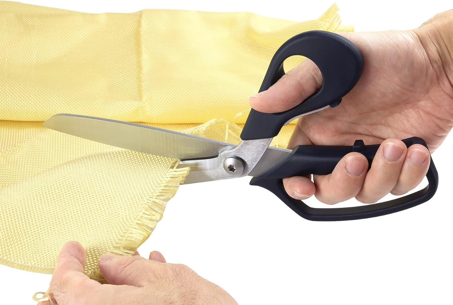 Ascend Tools 11 inch Carbon Steel Shears - Kevlar, Dyneema, Vectran, Spectra, Technora, Nomex, Innegra, Dacron, Fiberglass, Carbon Fiber, Breathers