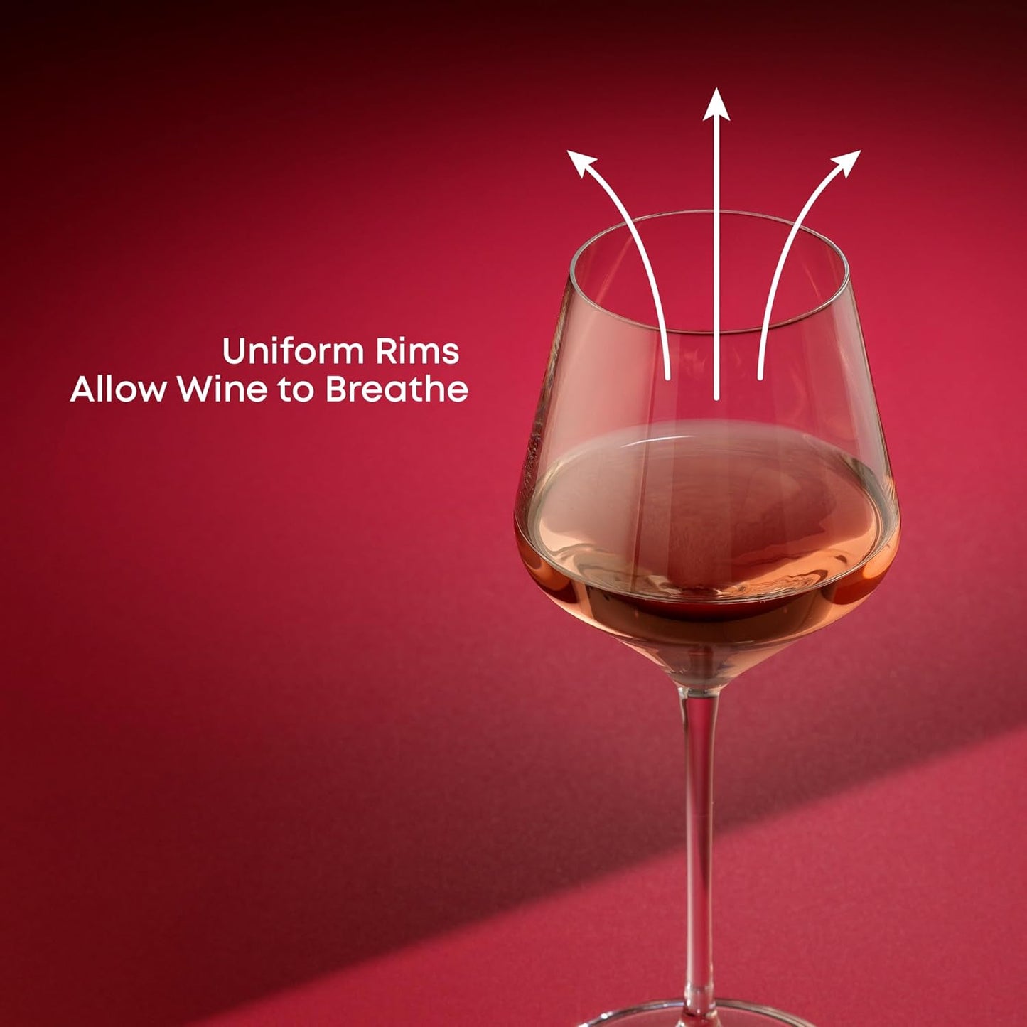 JoyJolt Layla White Wine Glasses, Set of 4 Italian Glasses, 13.5 oz Clear – Made in Europe