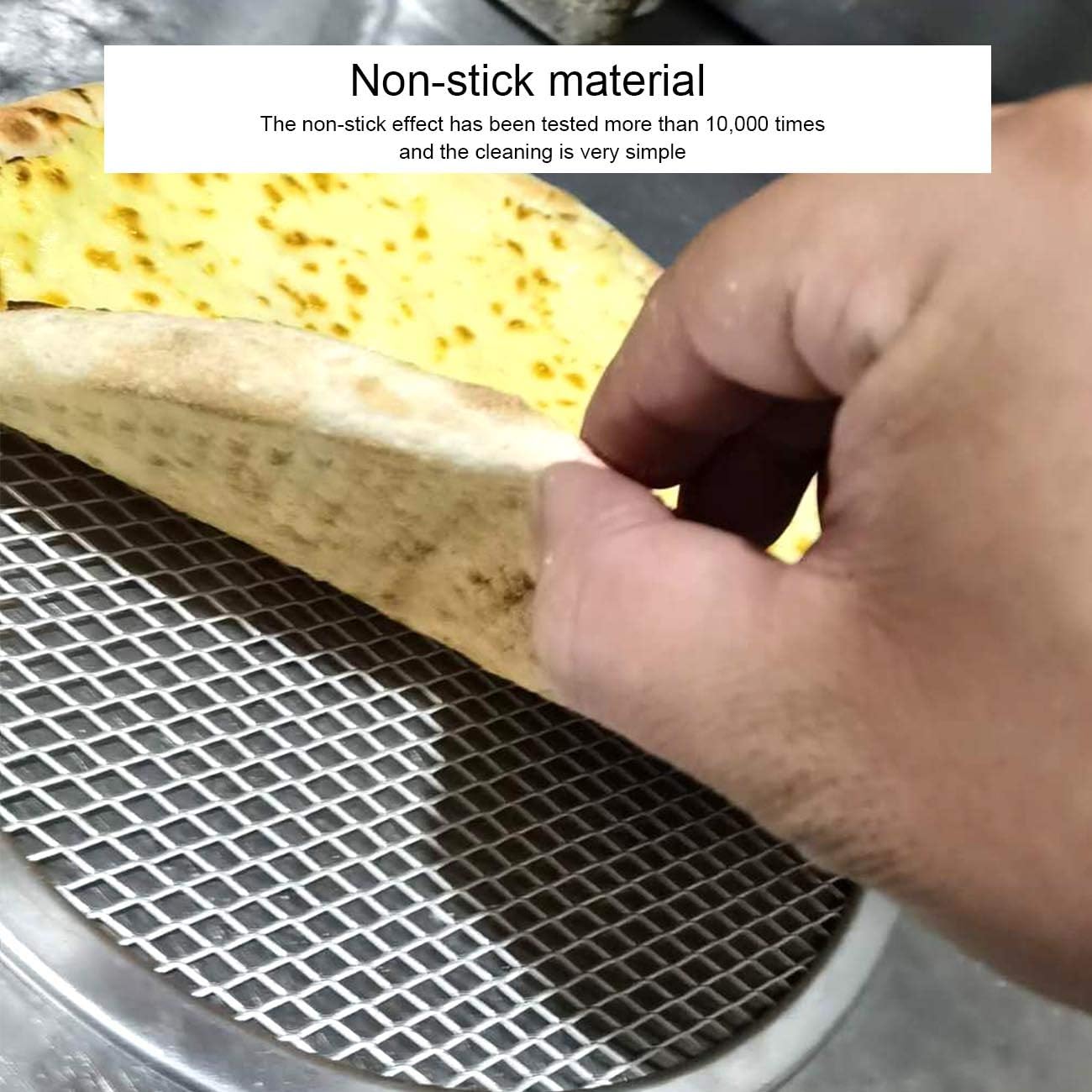 Pizza Screen, 3PCS Aluminum Alloy Seamless Pizza Screen Non Stick Mesh Net Baking Tray Cookware Kitchen Tool For Oven, BBQ 10 inch and 12 inch,14 inch