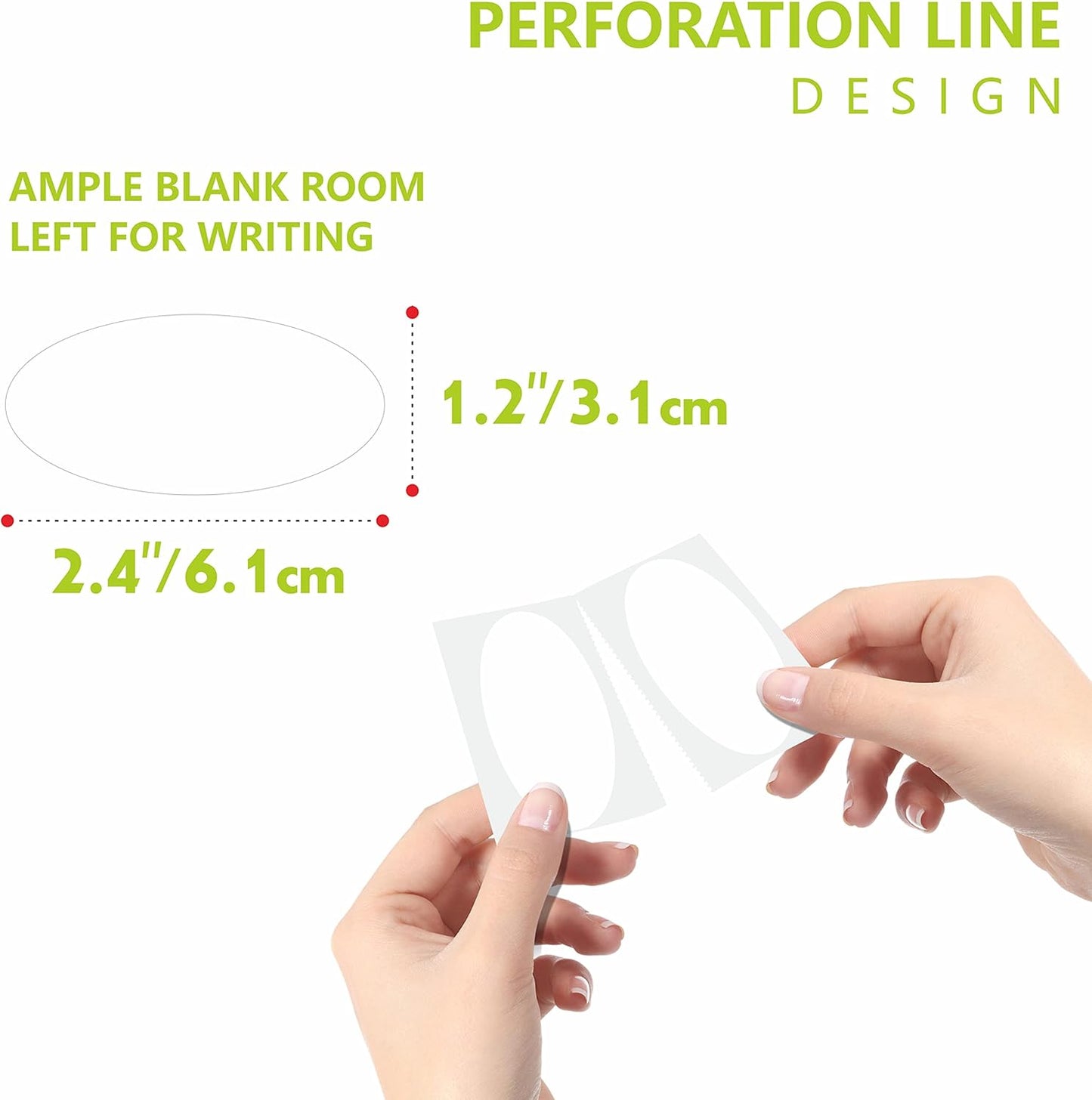 500 Removable Freezer Pantry Labels, Waterproof Tear Resistant Removable No Residue, for Food Containers Jars Kitchen Restaurant Storage Organization