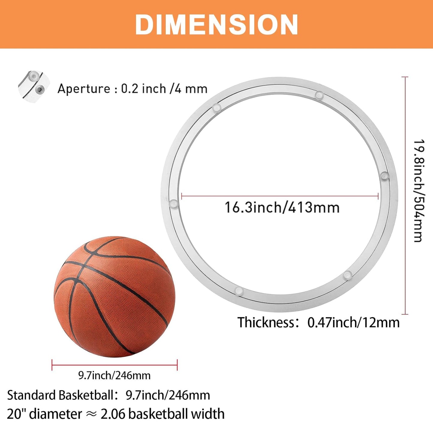 TamBee 20 Inch Lazy Susan Hardware Aluminum Bearing Metal Rotating Turntable Bearing Swivel Plate Hardware Lazy Susan Bearing Lazy Susan Parts Lazy Susan Mechanism Lazy Susan Kit Lazy Susan Base Only