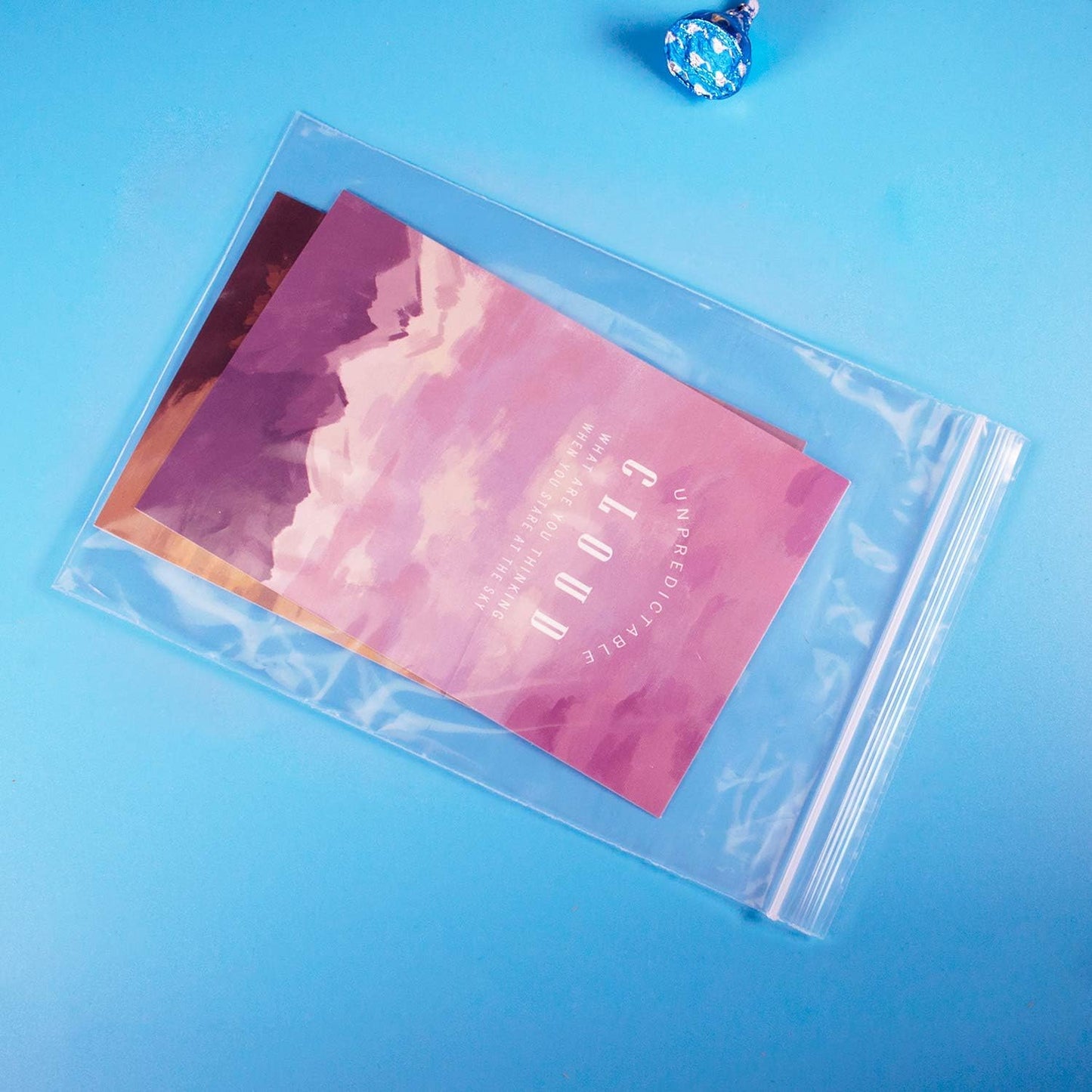 iMailer - 500 Count - 8" x 10" Zip Bags - Clear Reclosable Zip Plastic Poly Bags 2 Mil with Resealable Lock Seal Zipper for Art Prints, Brochure, Photoes, Handicraft Gift