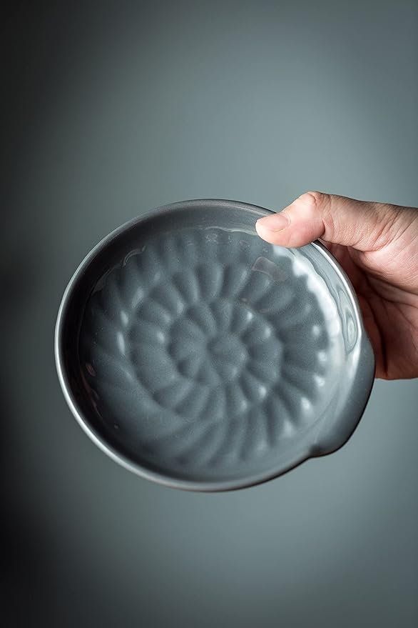 Spoon Rest for Stove Top, Cooking Spoon Holder for Kitchen Counter, Modern Farmhouse Decor Utensil Rest for Spoons, Ladles Tongs Spatula, Dark Gray