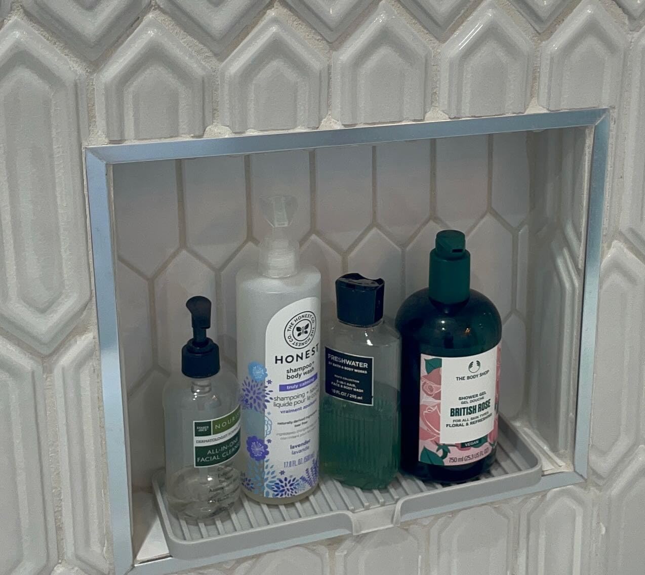 Happitasa Silicone Soap Dish Tray and Sponge Holder with Drain Chute | Bathroom and Kitchen Sink Organizer Caddy (Dark Chocolate, 12"x4", 7.4 Ounces)