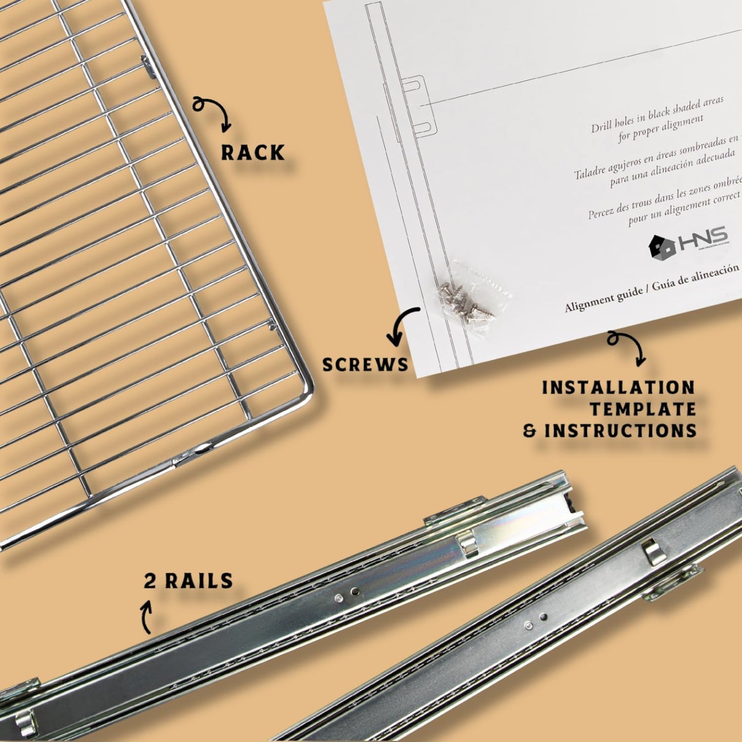 HOLDN’ STORAGE Pull Out Cabinet Organizer, Heavy Duty Caddy w/Lifetime Limited Warranty - 28”W x 21”D - Requires At Least 29-1/4” Cabinet Opening, Steel Metal Cabinet Drawers Slide Out, Chrome