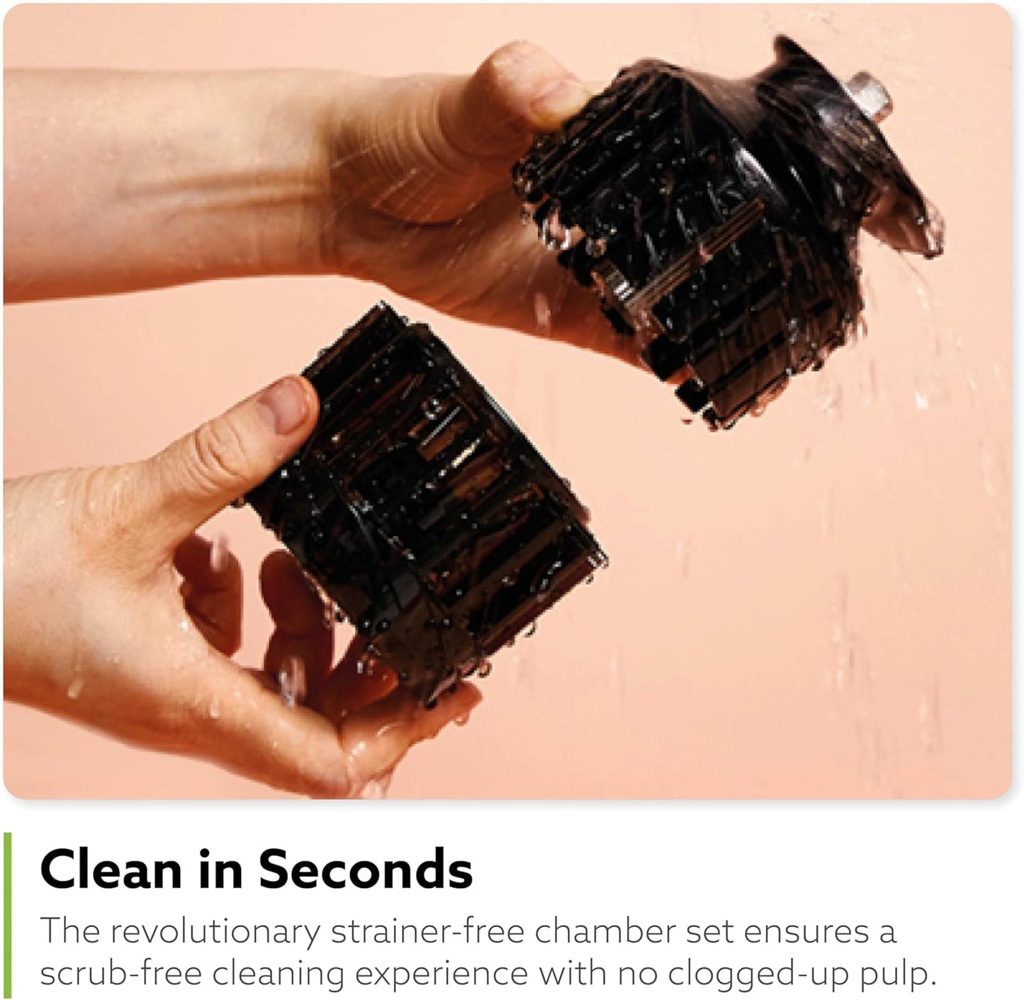 Hurom H400 Cold Press Juicer Machine, Award Winning Masticating Slow Juicer, Easy to Clean, Strainer & Hands Free with Self Feeding, Wide Mouth Hopper, Easy Assembly (Two-Tone Blue)