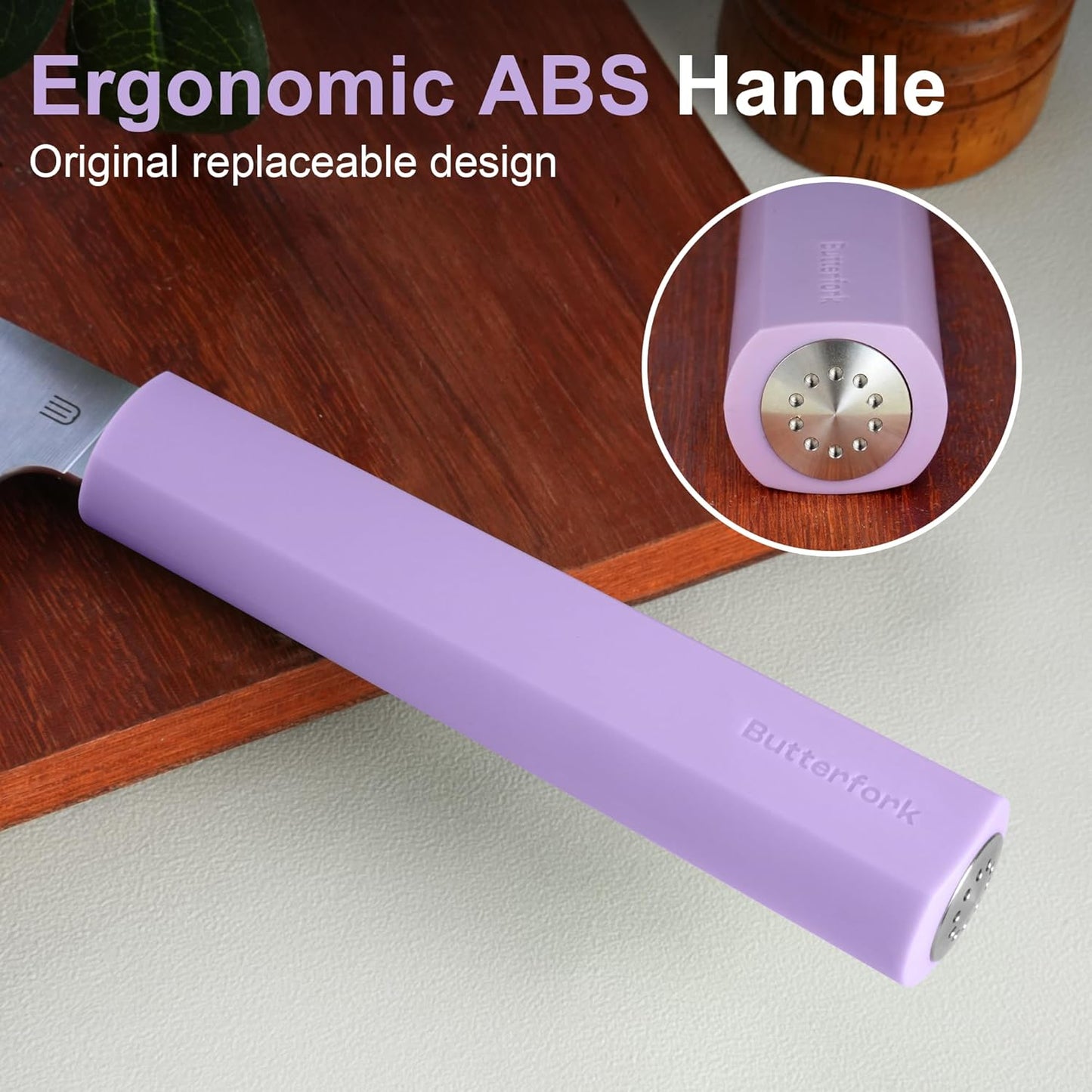 7.5" Serrated Bread Knife for Homemade Bread, AR-RPM9 Steel & Innovative Wavy Edge, Professional Serrated Knife for Sourdough Bread Cake, Gift for Baker Home Chefs