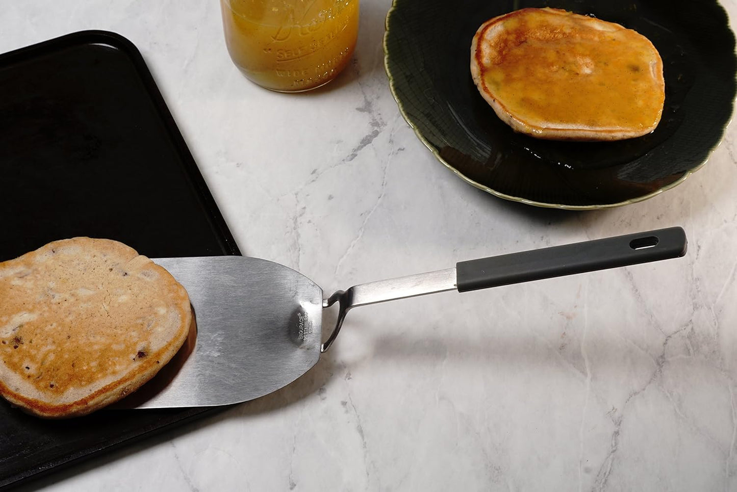 RSVP International Endurance Kitchen Tool Collection Flexible Stainless Steel, Dishwasher Safe, Spatula, Jumbo