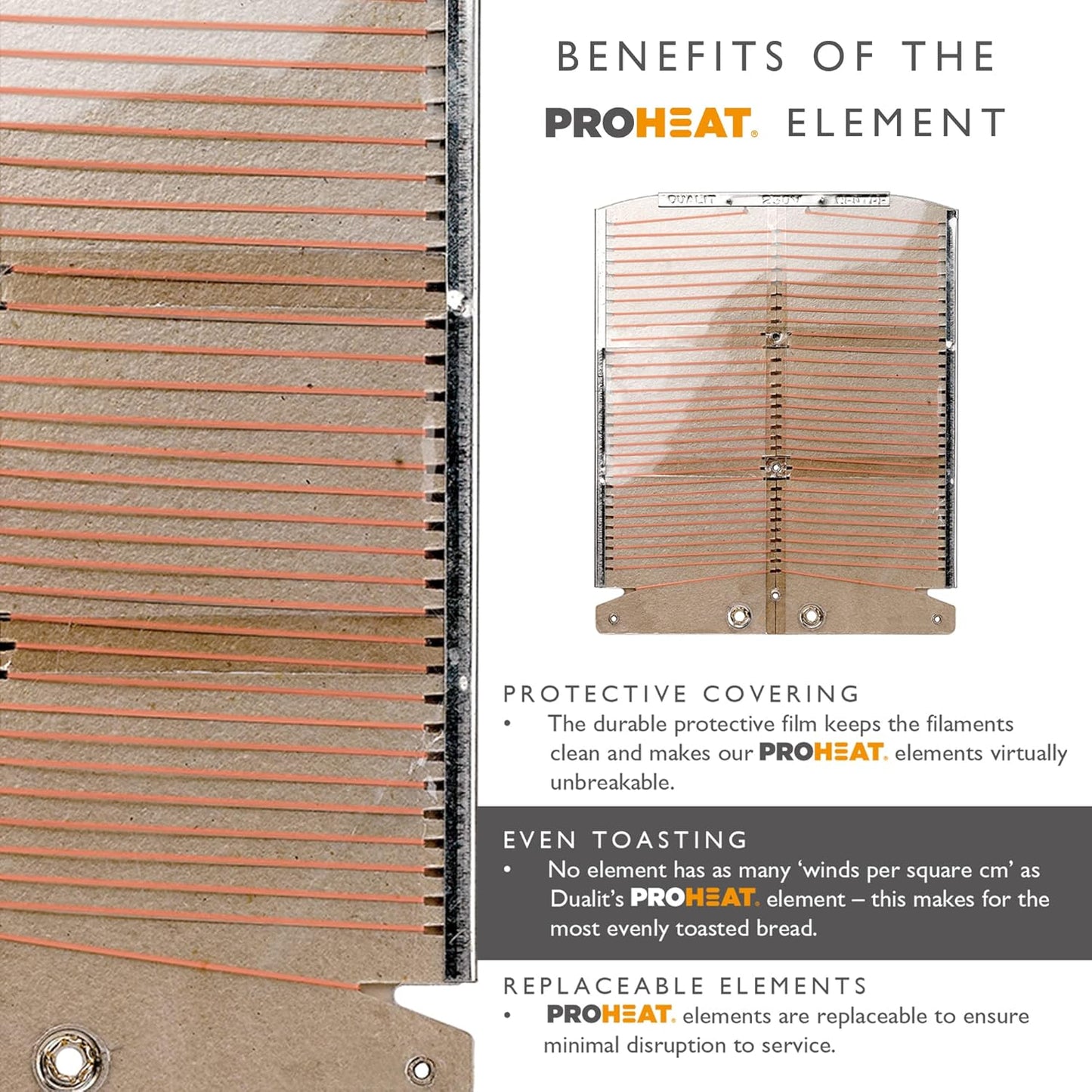 Dualit Classic 2 Slice NewGen Stainless Steel Toaster, White - Hand Built in the UK, Replaceable ProHeat® Elements – Slot Selector, Defrost Bread, Mechanical Timer-For Toast, Bagels & More