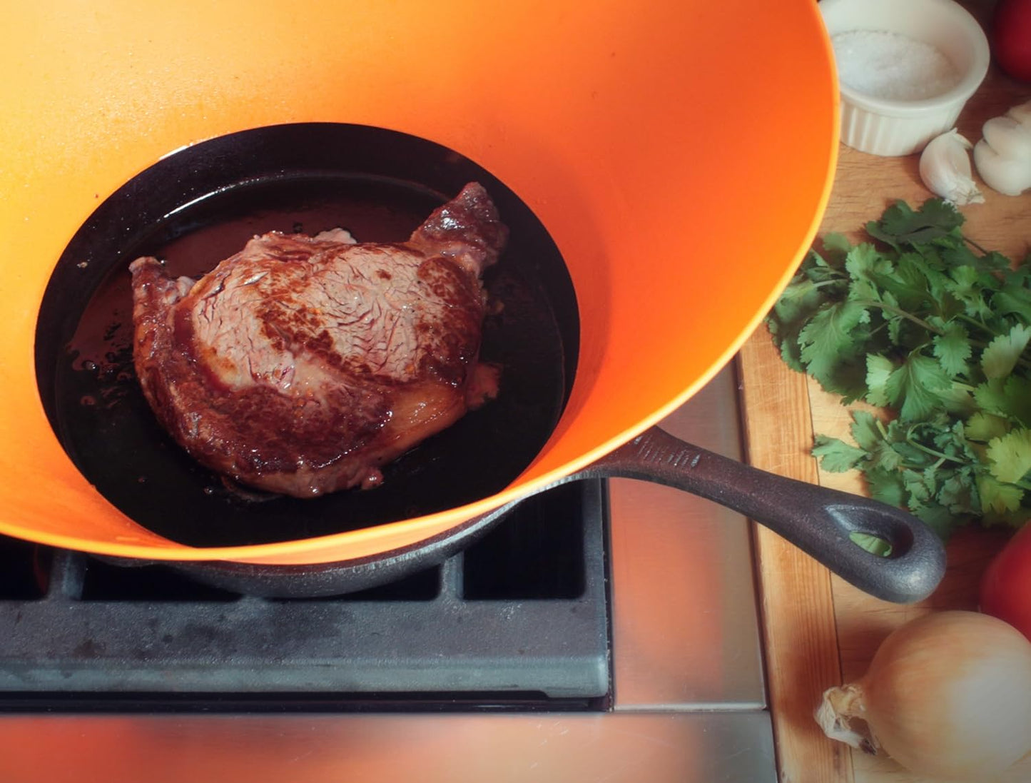 Frywall 10 (Medium) - Red - Splatter Guard, as Seen on Shark Tank