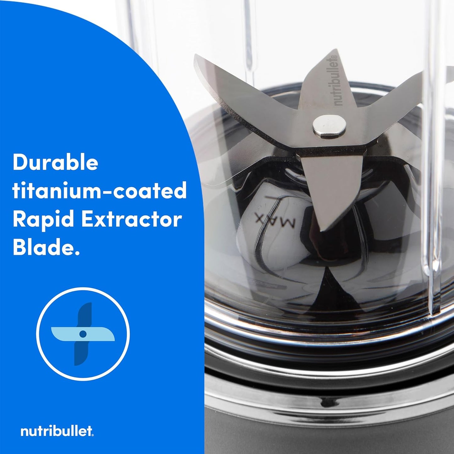 nutribullet Ultra Personal Blender NB50500, 32 oz, Gray