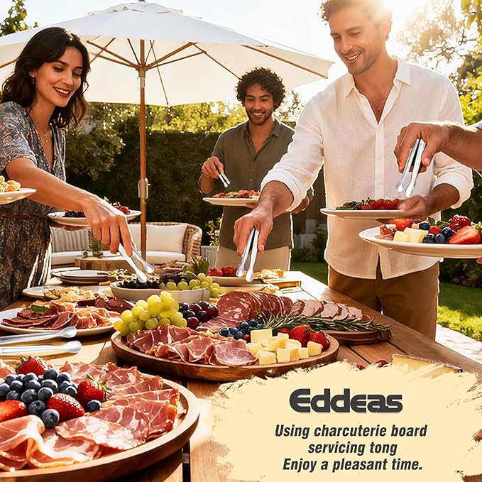 12PCS Ice Tongs Mini Sugar Tong - 2 Sizes 6 & 4 Inch Stainless Steel Small Serving Tongs, Small Kitchen Tiny Tong for Appetizers,Tea Party, Coffee Bar, Desserts (Silver)