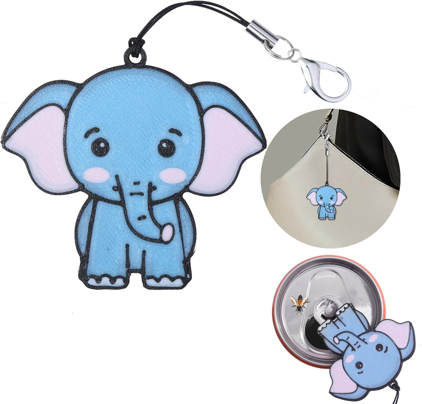 Cartoon Can Protector - Cute Easy Tab Can Opener Drink Can Protector Cap for Coke,Beer Soda,Party,BBQ,Beach Accessory