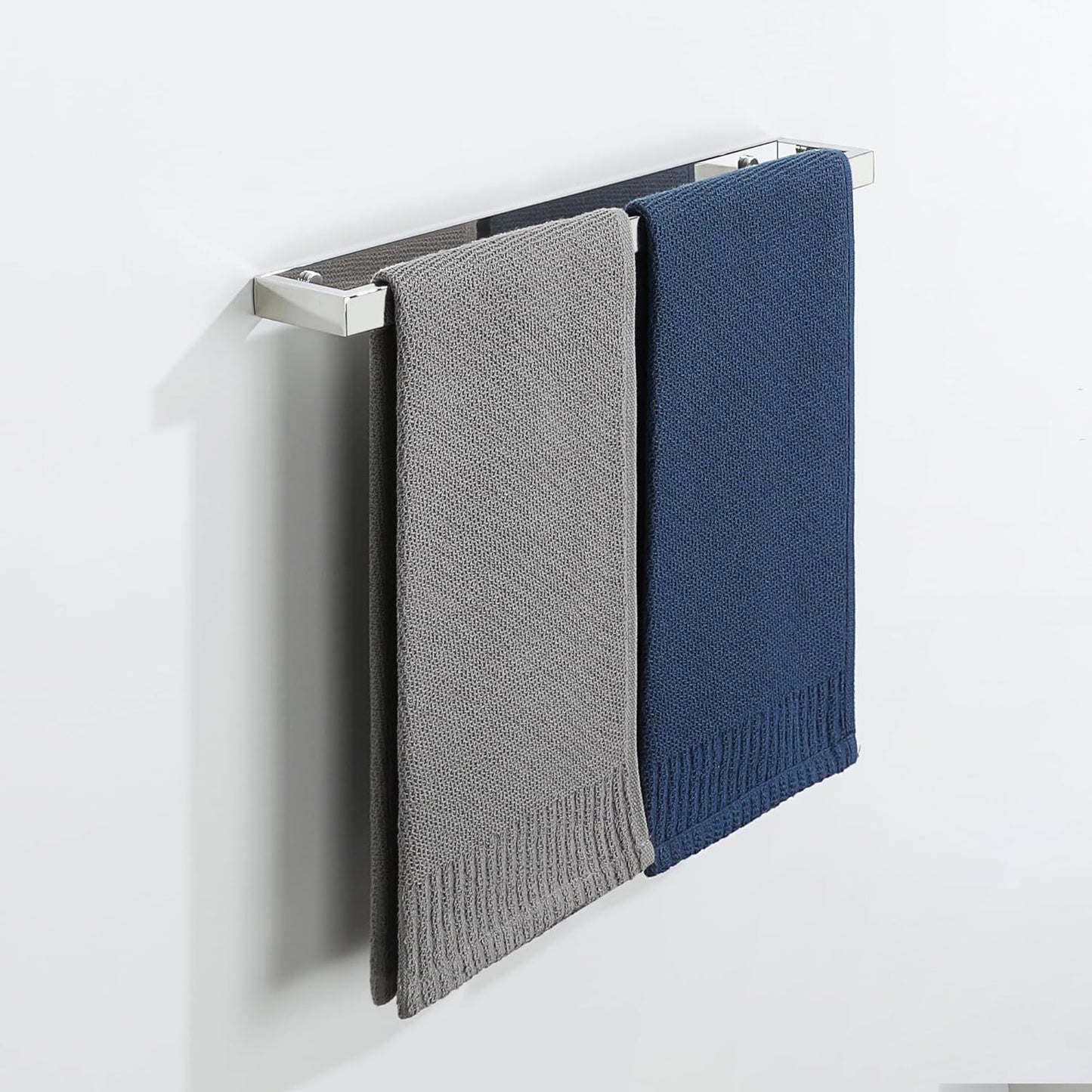 Alise Bath Towel Bar,Wall Mount Towel Holder Towel Rack Towel Hanger for Bathroom Lavatory,16 Inch SUS304 Stainless Steel Towel Rail,Polished Chrome GJF040-C