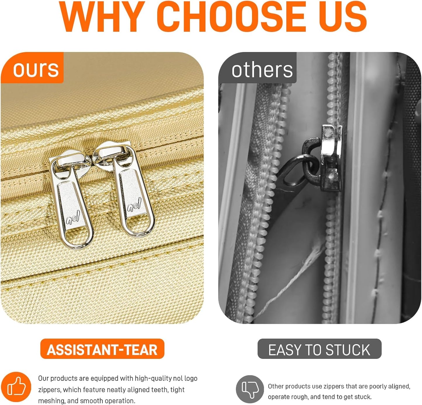 NOL Natural Organic Lifestyle Small Lunch Bag Mini Lunch Box Insulated Lunch Bag for Men/Women Leakproof Cooler Tote Bag Lightweight Nylon Waterproof Lunch Box For Work,Gold