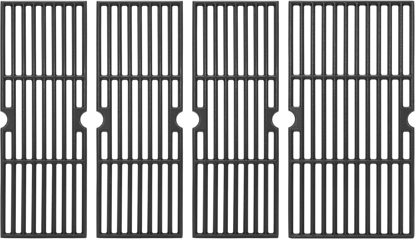 Cast Iron Grill Grates for Charbroil Performance 5 Burner Grills 463275517 463243518 463243519 463275717, Cooking Grids for Charbroil Performance 6 Burner 463274419 Grill, G470-0002-W1 G470-0003-W1