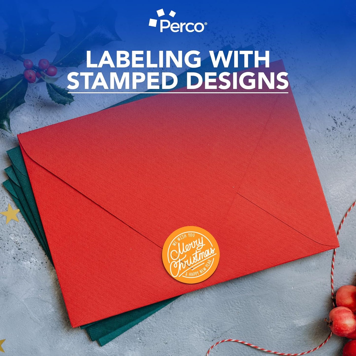 Perco Fluorescent Orange 3-Inch Round Circle Dot Sticker Labels - Multi-Roll Pack (3 Rolls, 500 Labels Each) - Permanent Adhesive, Vibrant Colors, Strong Hold - Perforated for Easy Use - Made in USA