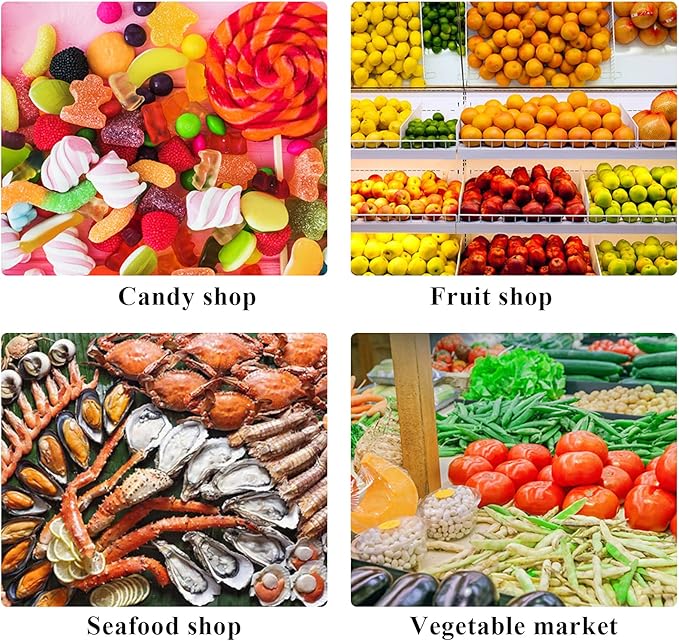 C-CHAIN 88LB Digital Price Scale Electronic Price Computing Scale LCD Digital Commercial Food Meat Weight Scale, Upgraded Version