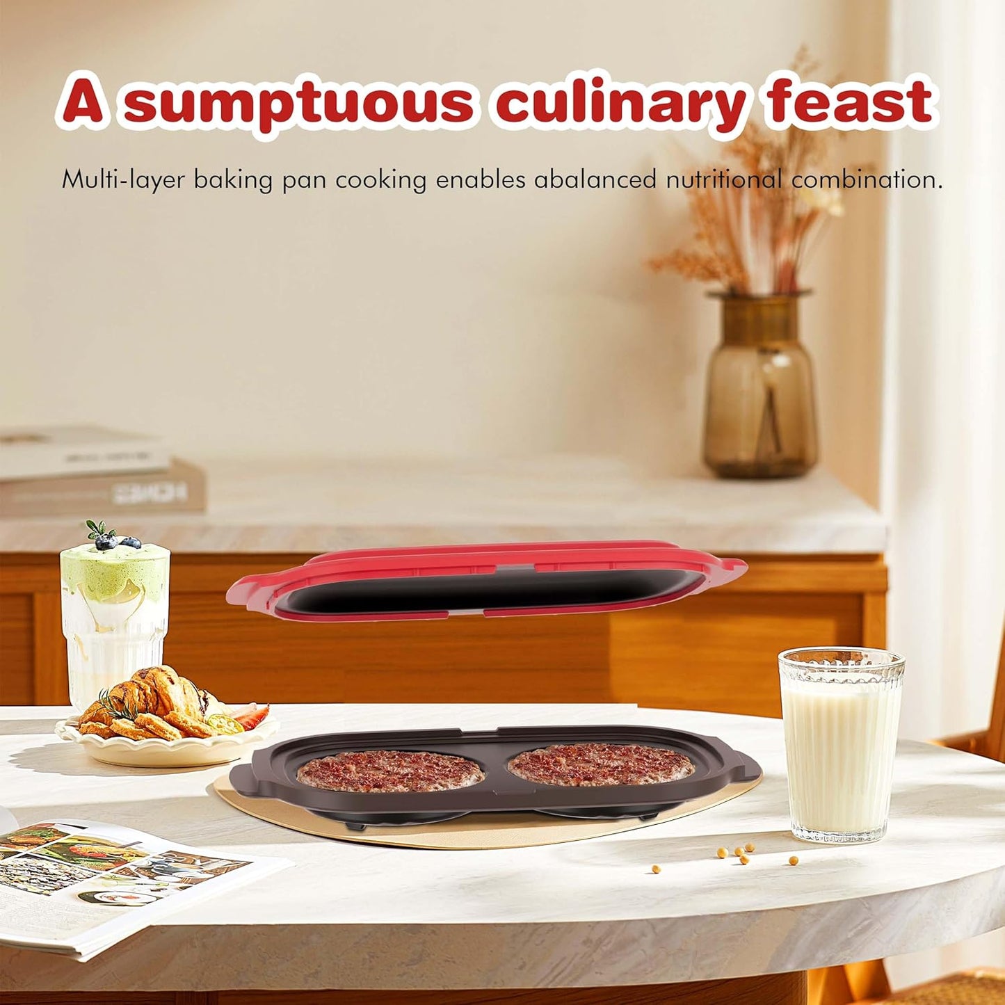 Microwave Egg Cooker, Microwave Egg Poacher | Cooker & Fryer for Breakfast Sandwiches | Maker for 2 Eggs | Dishwasher-Safe & BPA-free, Save Time,Portable for Home,Travel,Gifts