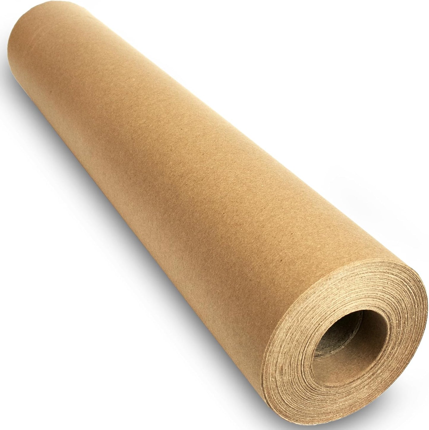 FIESTA WRAPS Brown Kraft Paper Roll 17.5 in x 1800 in (150 ft) Made in The USA - Brown Wrapping Paper Roll - Kraft Table Runner - Papel Craft