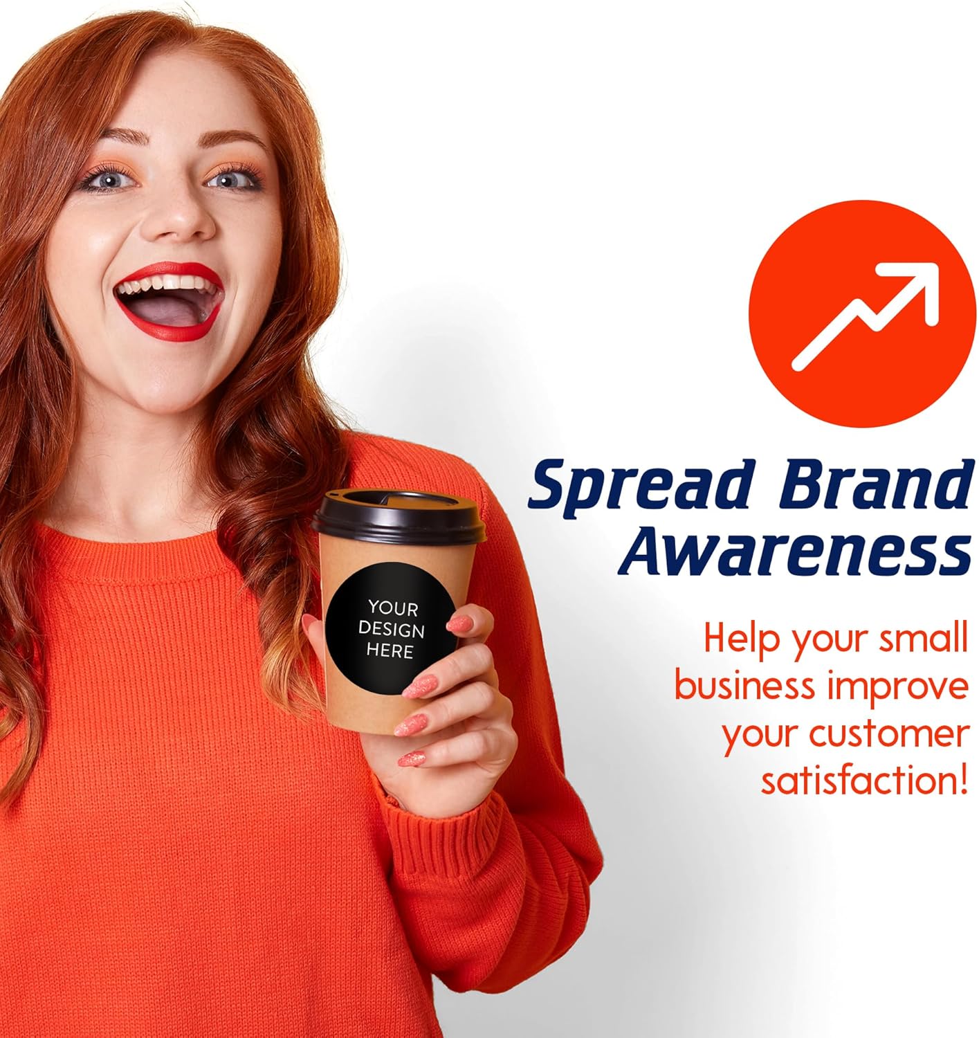 5-1000 Custom Vinyl Stickers - Upload Your own Image, Text, Design, Logo - Personalized Logo Labels for Handmade, Packaging, Bottle, Jars, Candle, Brand Stickers (Black, 3x3)