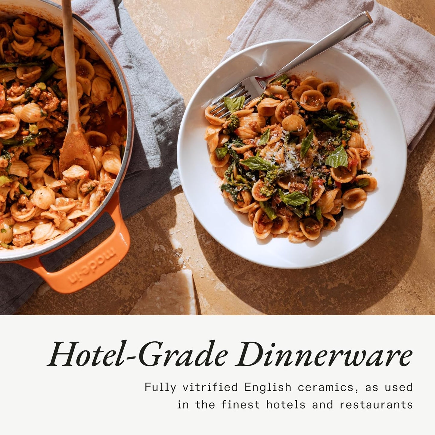 Made In Cookware - Set of 4 - Entrée Bowls - White - Porcelain England