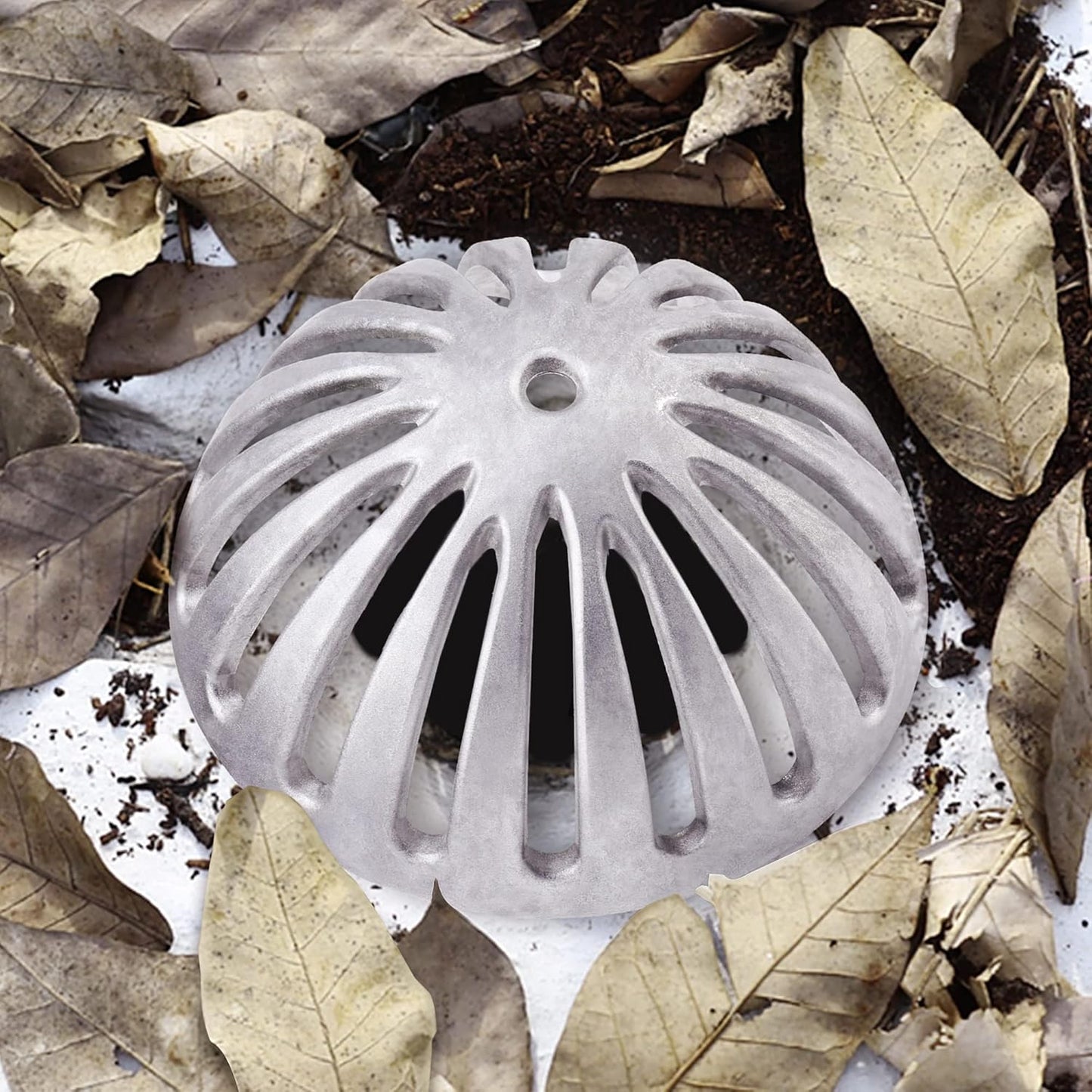 Heavy Duty Aluminum Floor Drain Cover, Floor Drain Strainer, Floor Sink Strainer, Dome Drain Cover for Restaurant, Home, Garden, Kitchen, Bar, Buffet or Food Service, 5-1/2" W x 2-1/4"H(1PCS)