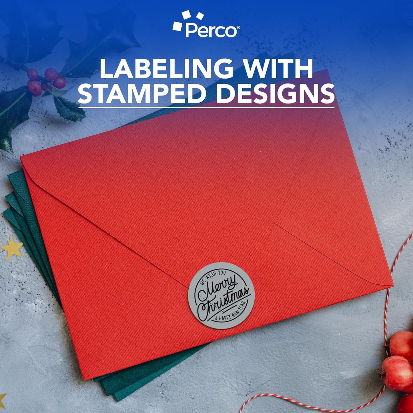 Perco Grey 3-Inch Round Circle Dot Sticker Labels - Multi-Roll Pack (3 Rolls, 500 Labels Each) - Permanent Adhesive, Vibrant Colors, Strong Hold - Perforated for Easy Use - Made in USA