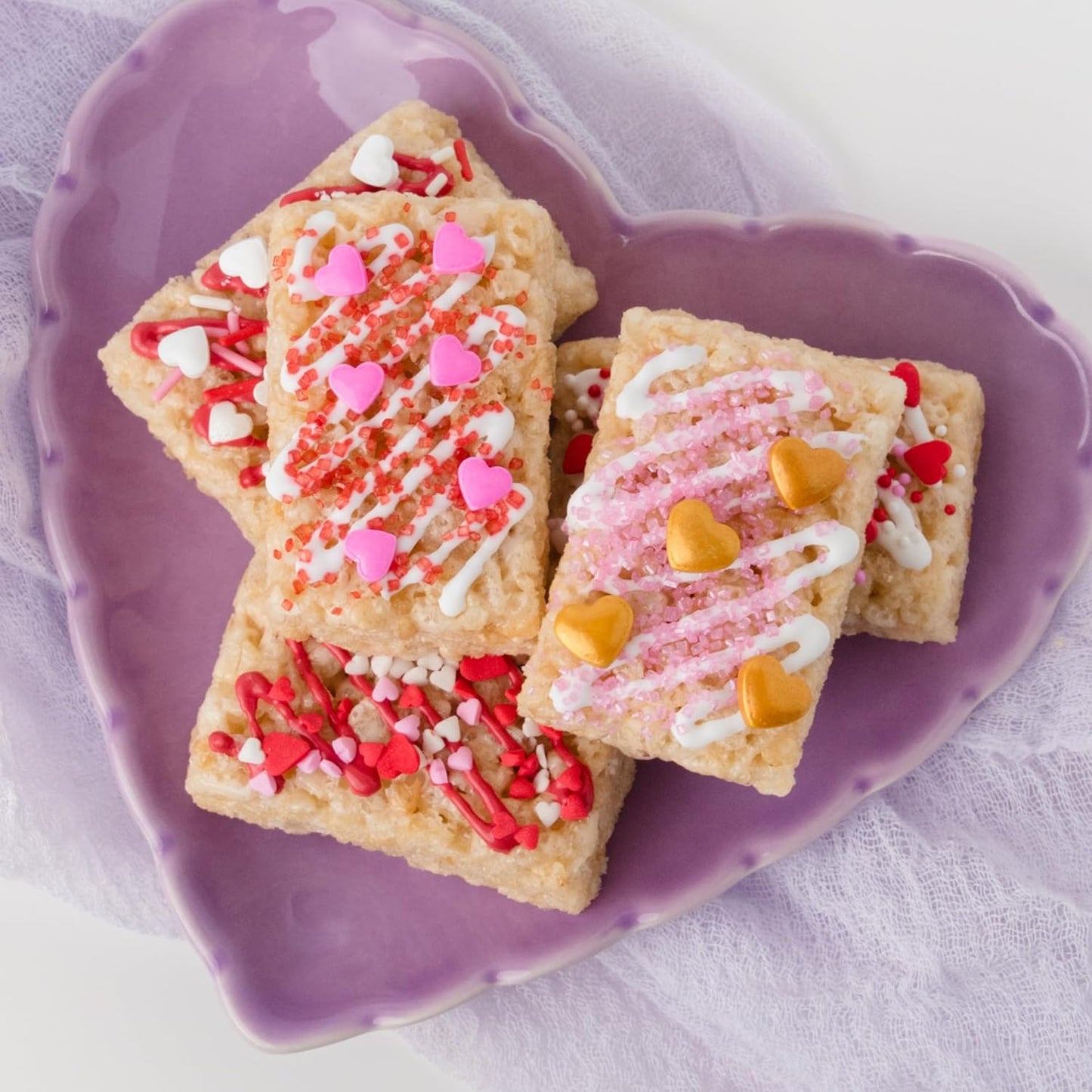 Sweets Indeed Valentines Heart Tacklebox, Edible Heart Shapes, Assorted Variety, Perfect for Cake Decorations, Baking, Ice Cream, Cookies, Cupcake Topper, 2.53 ounces (Sweetheart Tacklebox)