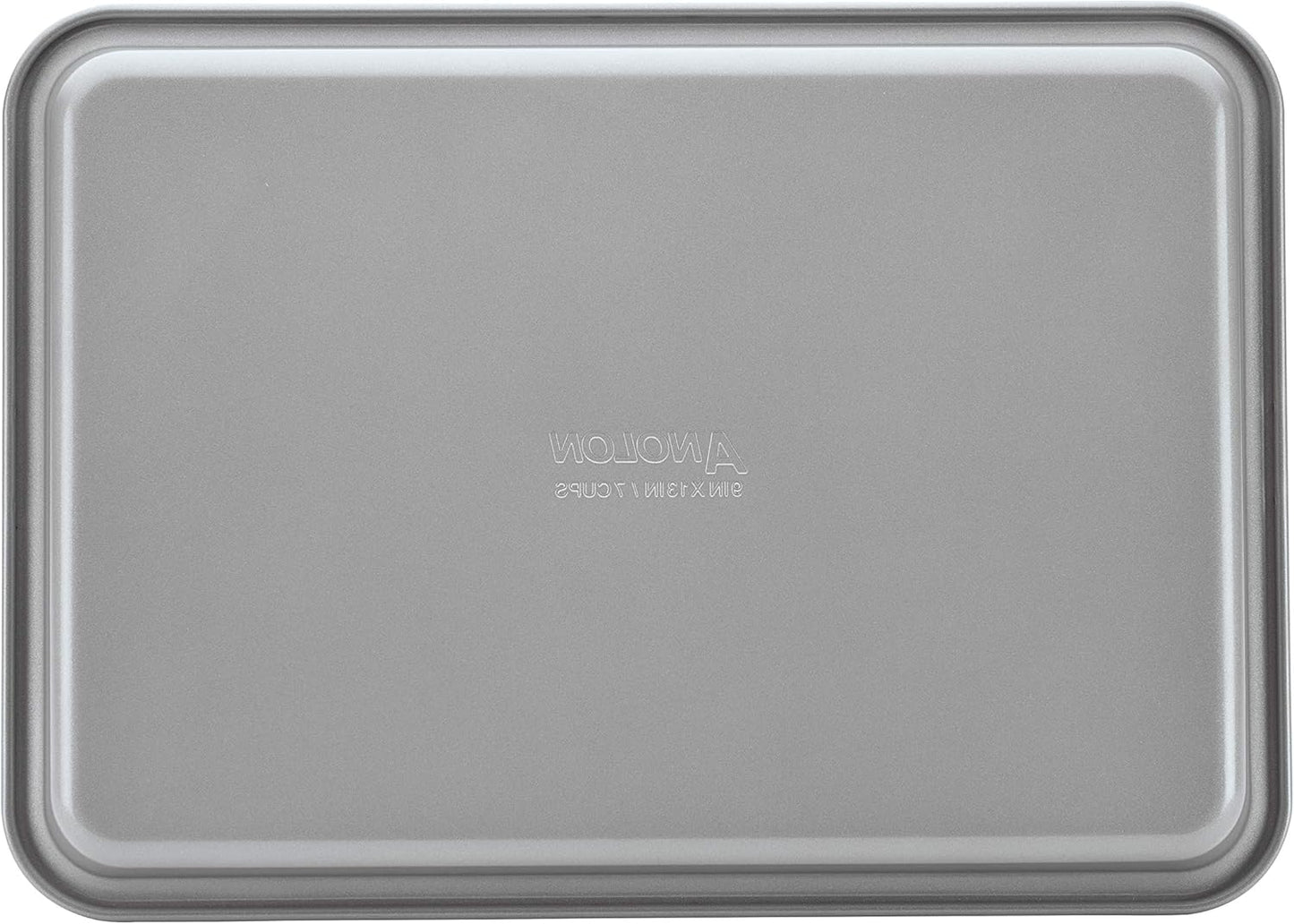 Anolon Gourmet Nonstick Bakeware Set with Nonstick Cookie Sheets / Baking Sheets - 3 Piece, Graphite Gray